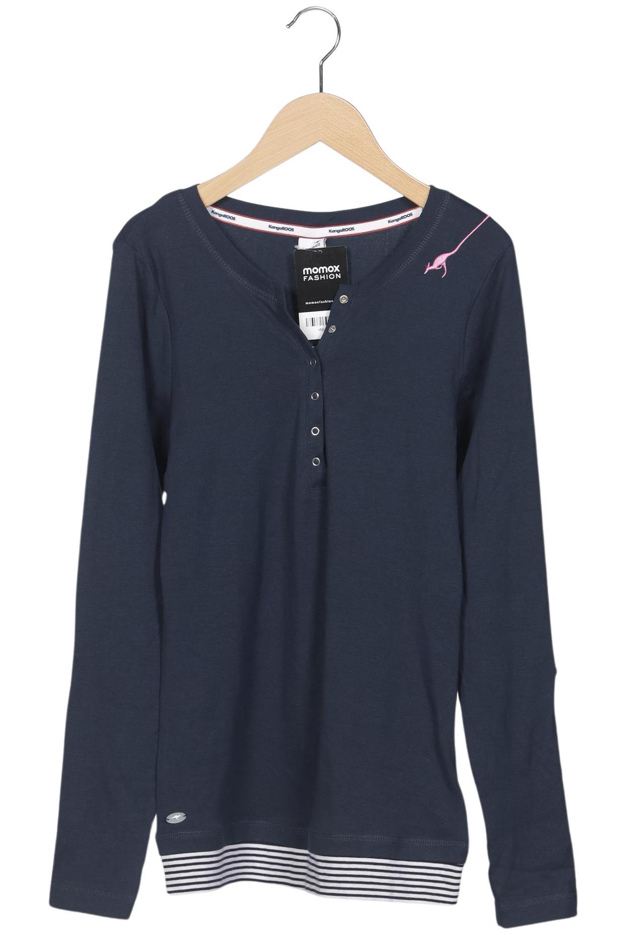 

KangaROOS Damen Langarmshirt, marineblau, Gr. 36