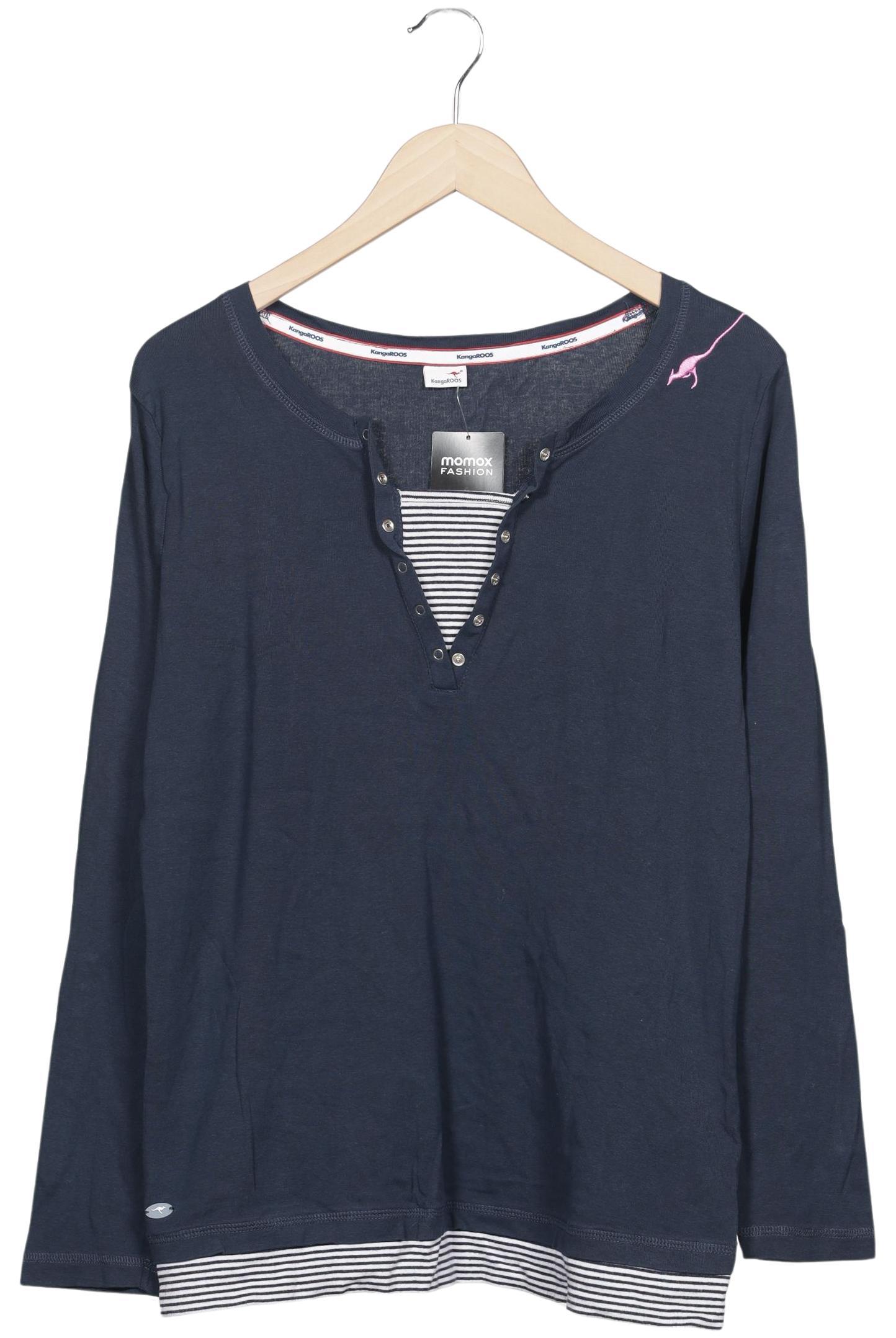 

KangaROOS Damen Langarmshirt, marineblau, Gr. 44