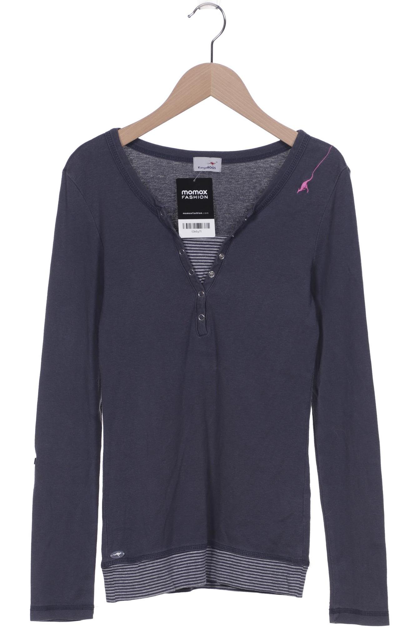 

KangaROOS Damen Langarmshirt, blau