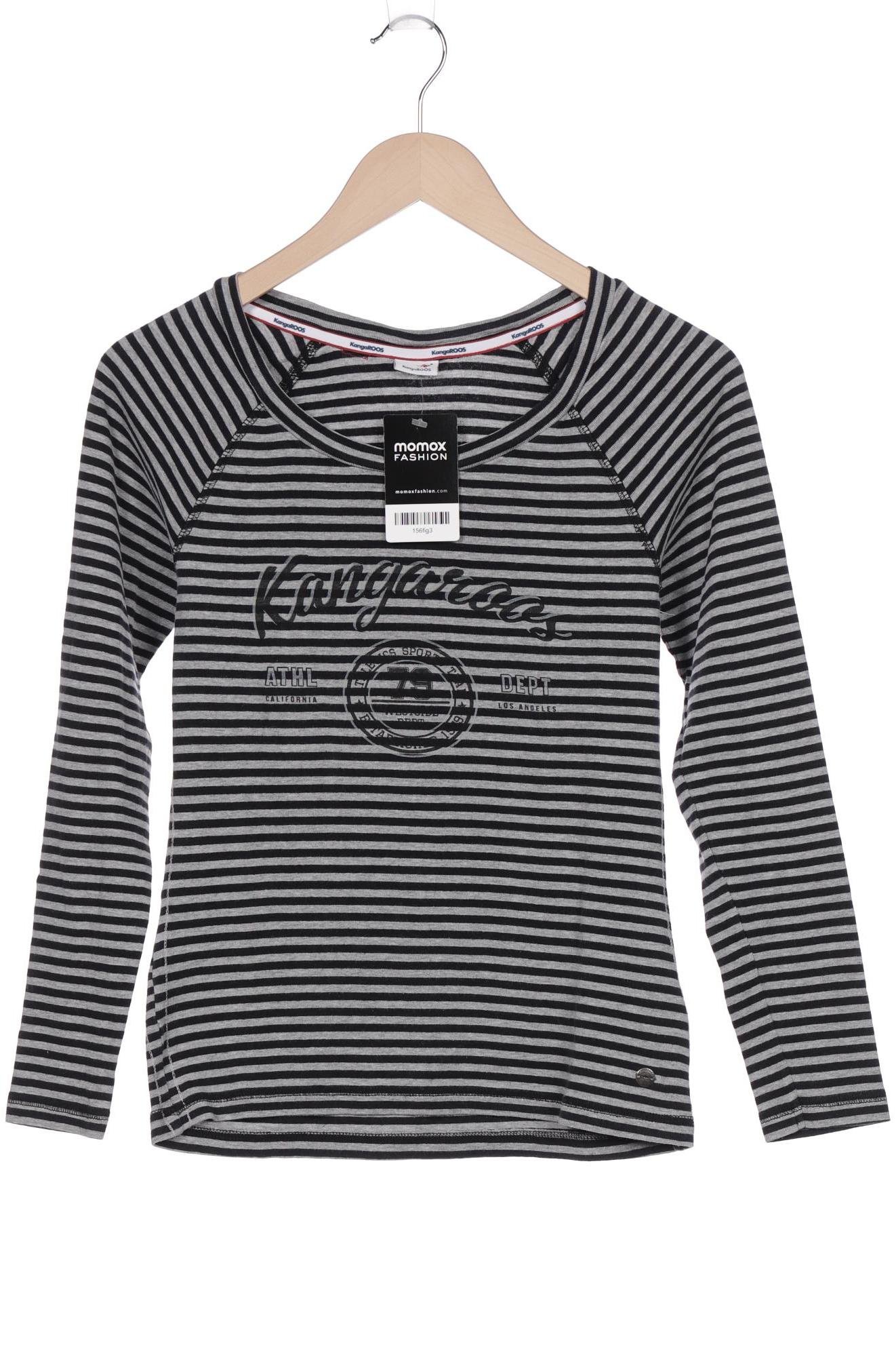 

KangaROOS Damen Langarmshirt, grau, Gr. 36