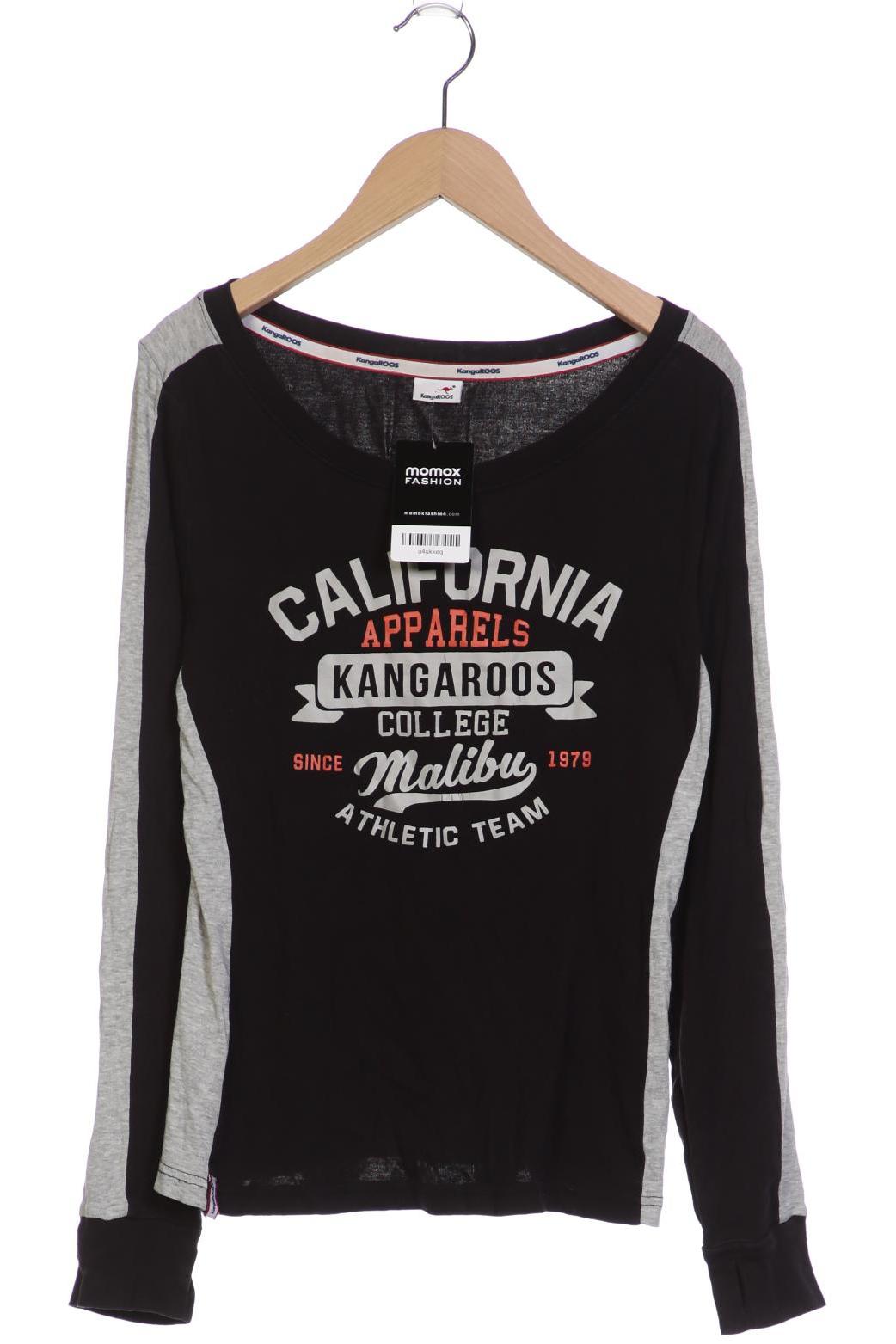 

KangaROOS Damen Langarmshirt, schwarz