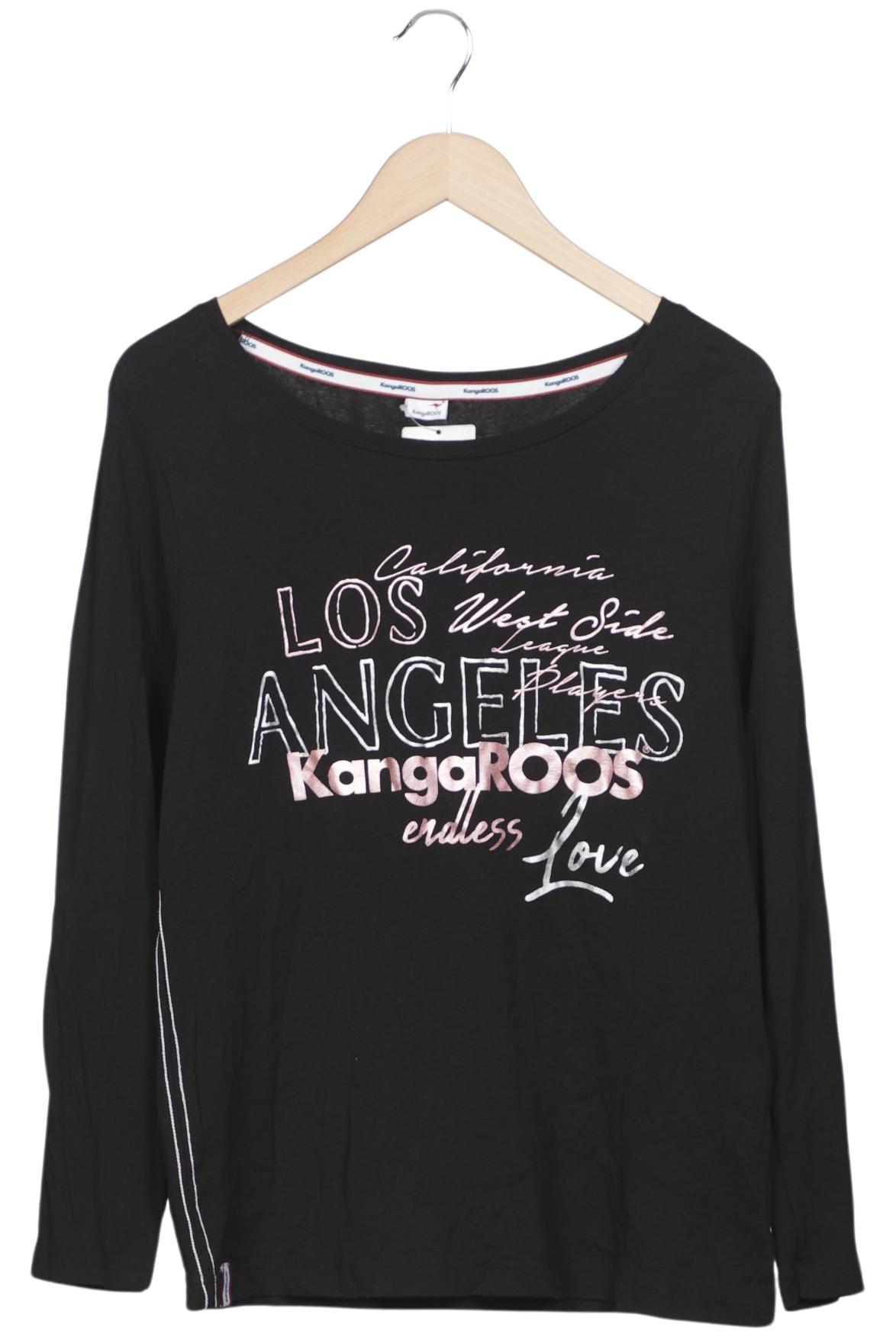 

KangaROOS Damen Langarmshirt, schwarz, Gr. 42
