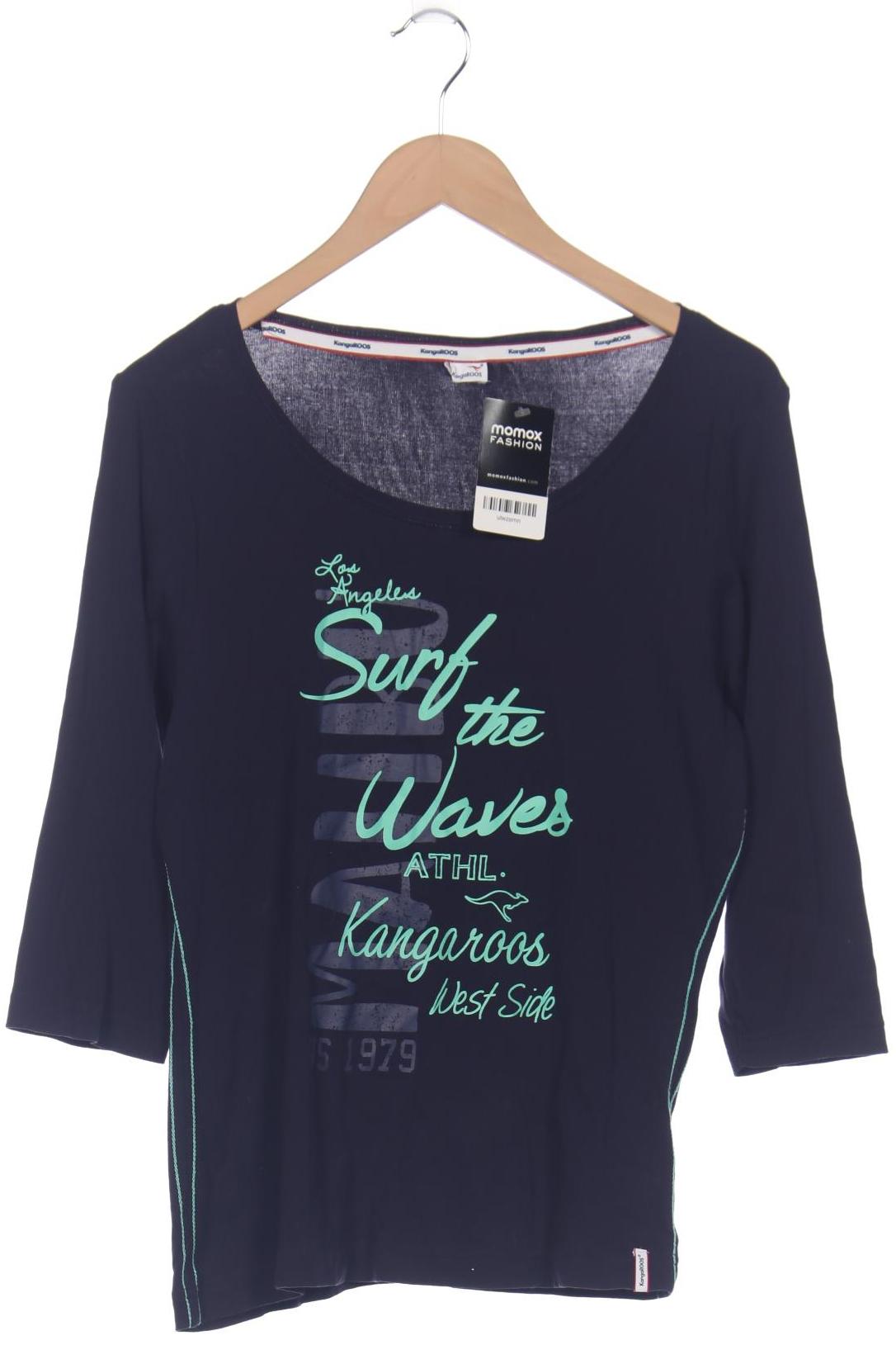 

KangaROOS Damen Langarmshirt, marineblau, Gr. 40