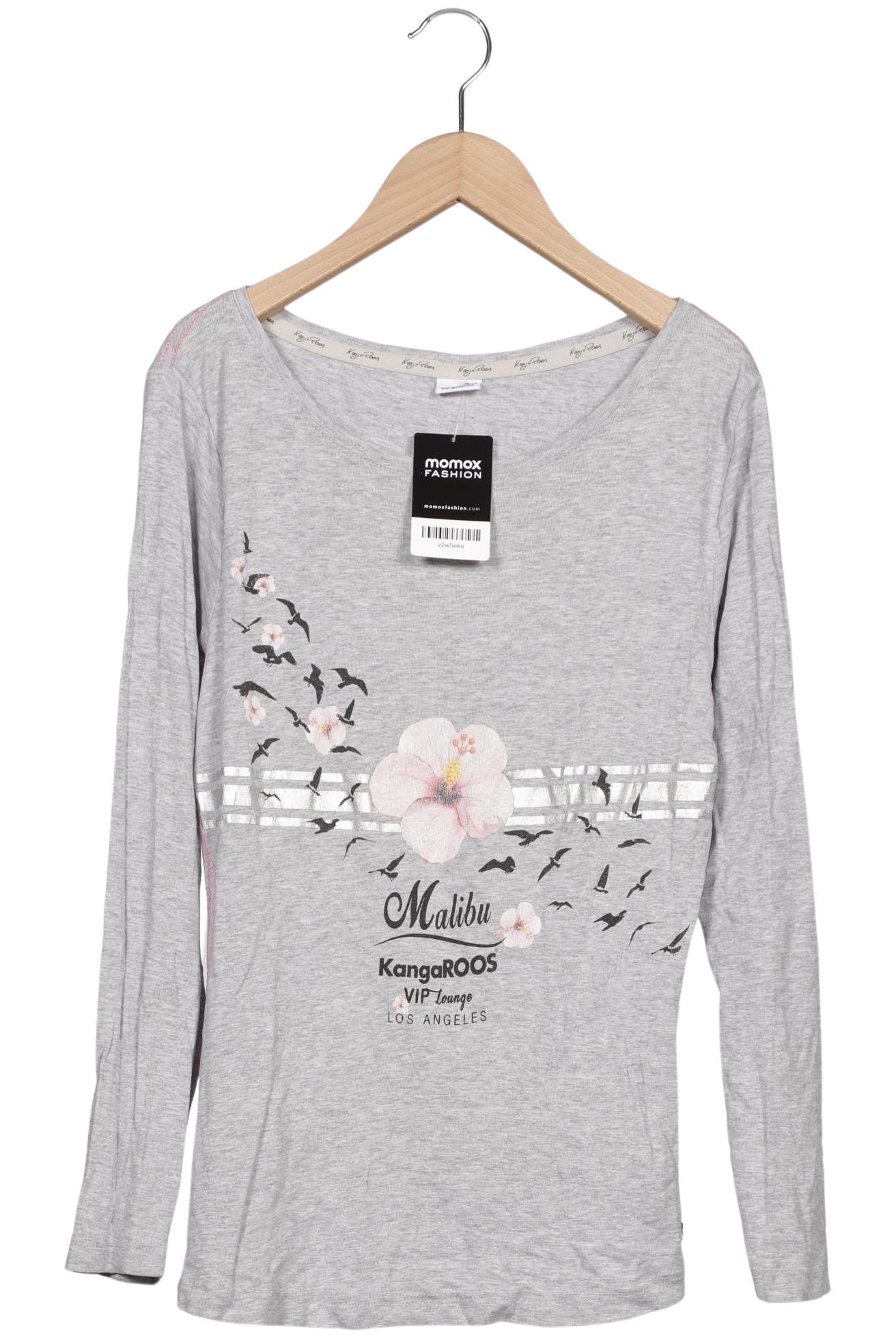 

KangaROOS Damen Langarmshirt, grau, Gr. 40