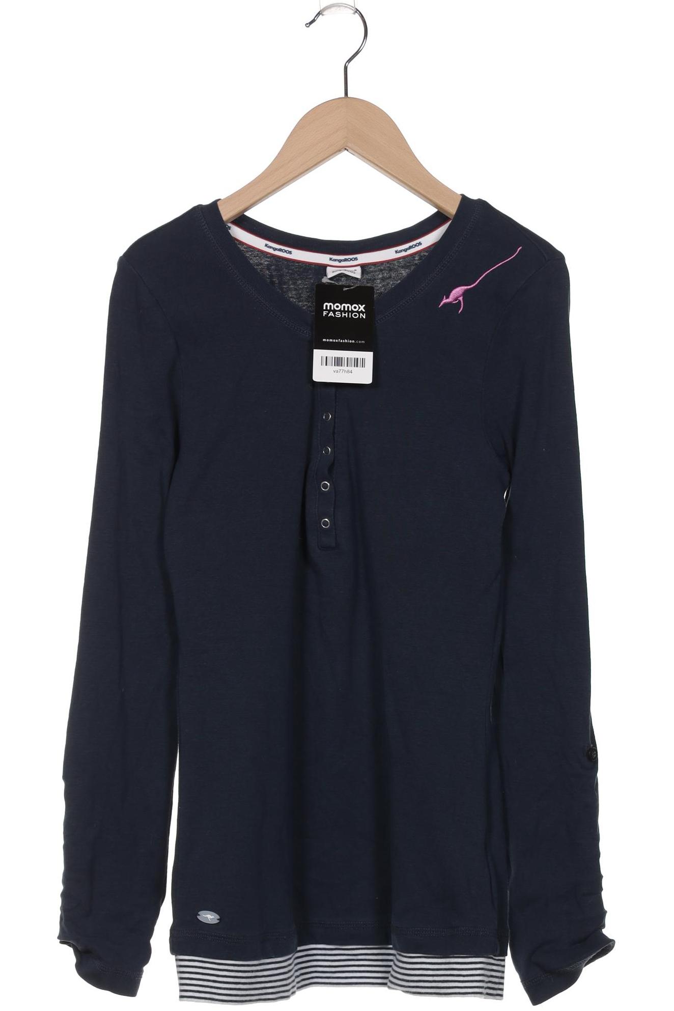 

KangaROOS Damen Langarmshirt, marineblau, Gr. 36