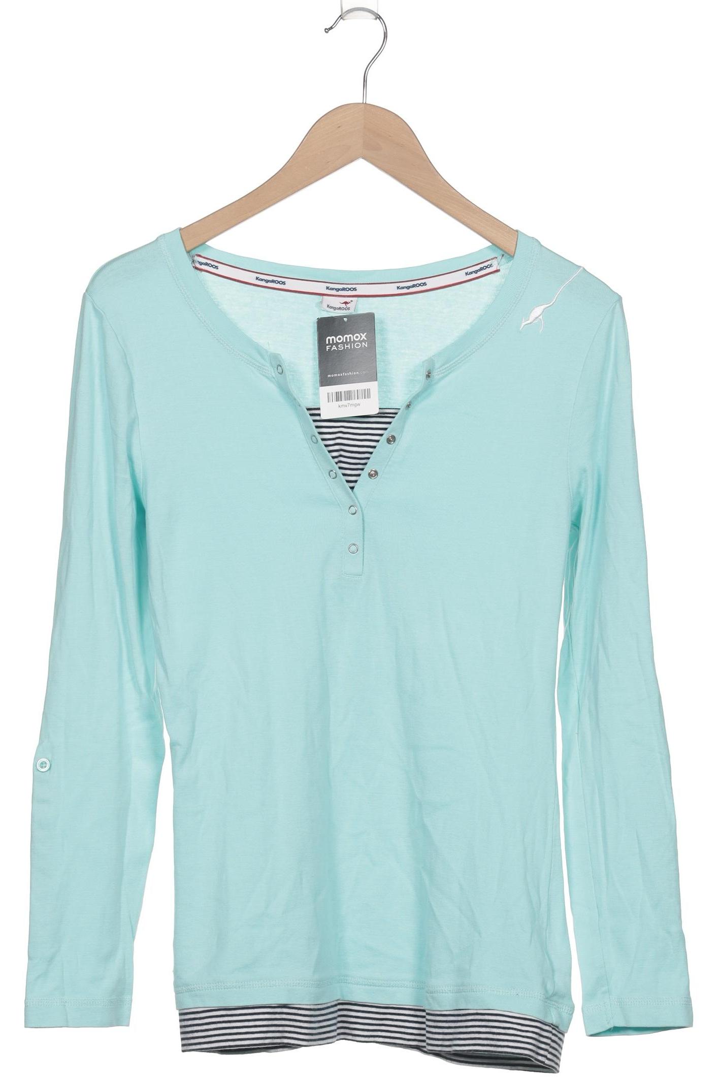 

KangaROOS Damen Langarmshirt, türkis, Gr. 40