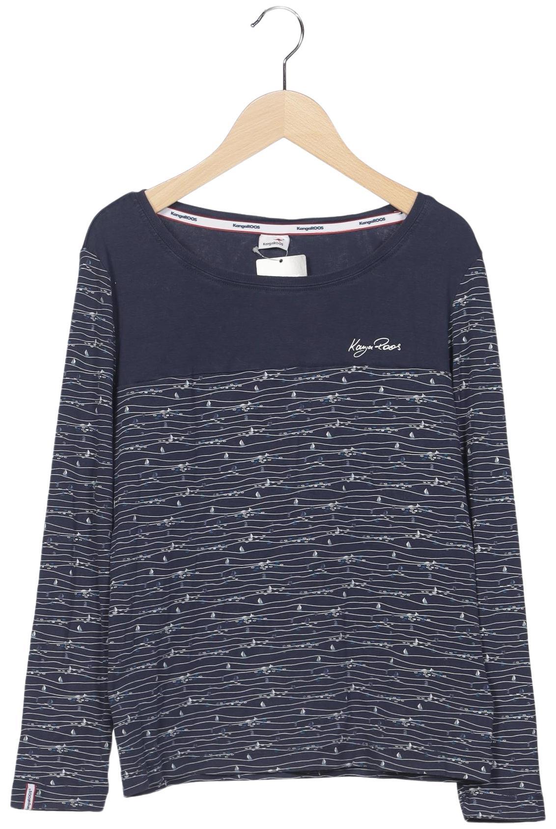 

KangaROOS Damen Langarmshirt, marineblau, Gr. 40