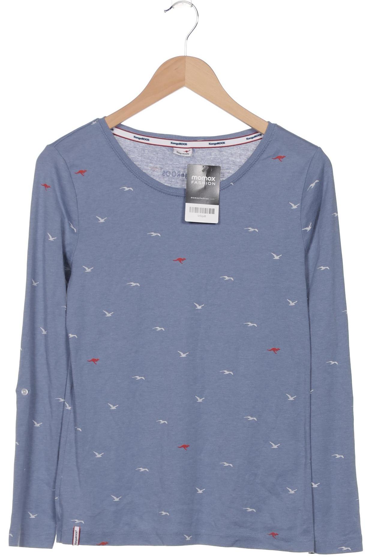 

KangaROOS Damen Langarmshirt, blau, Gr. 40