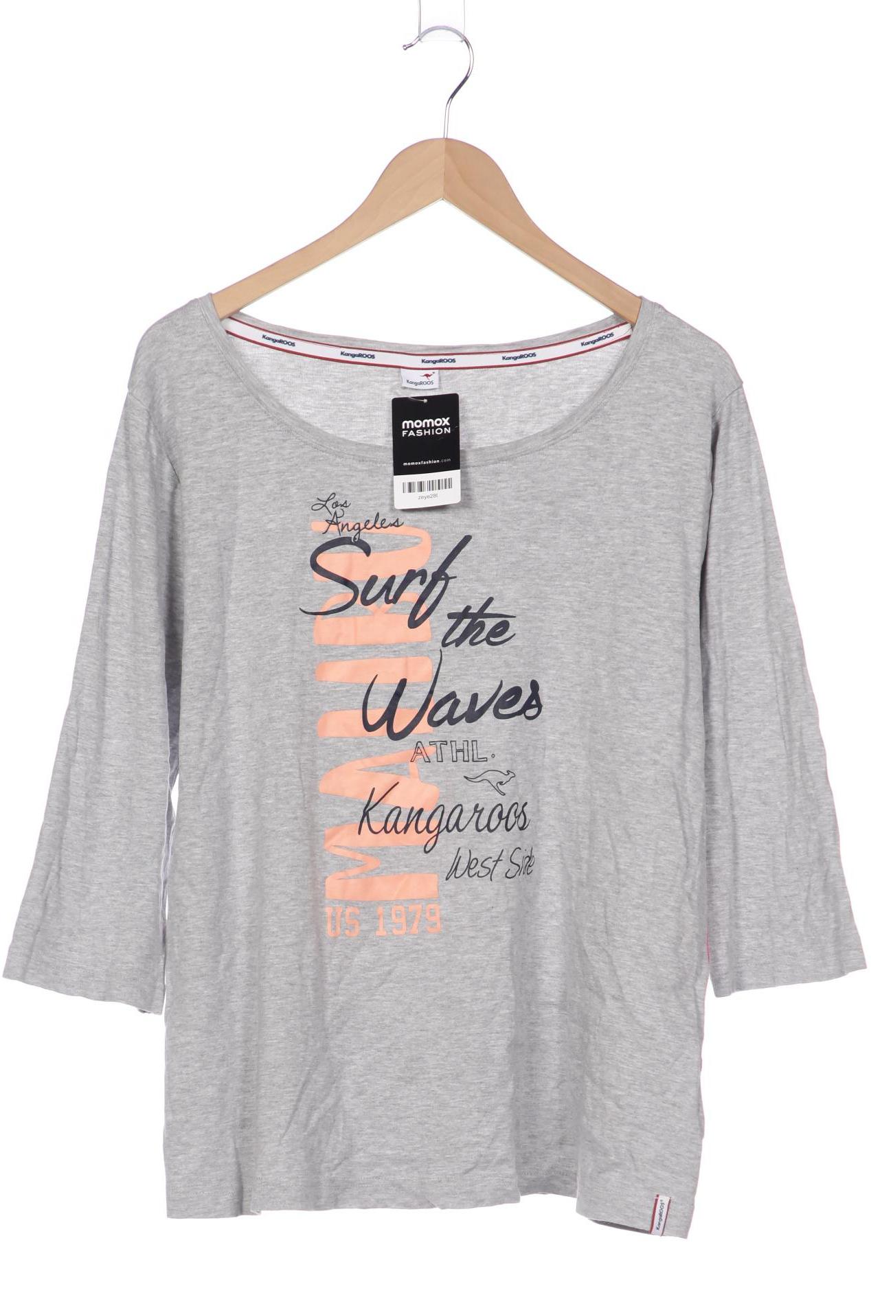 

KangaROOS Damen Langarmshirt, grau, Gr. 52