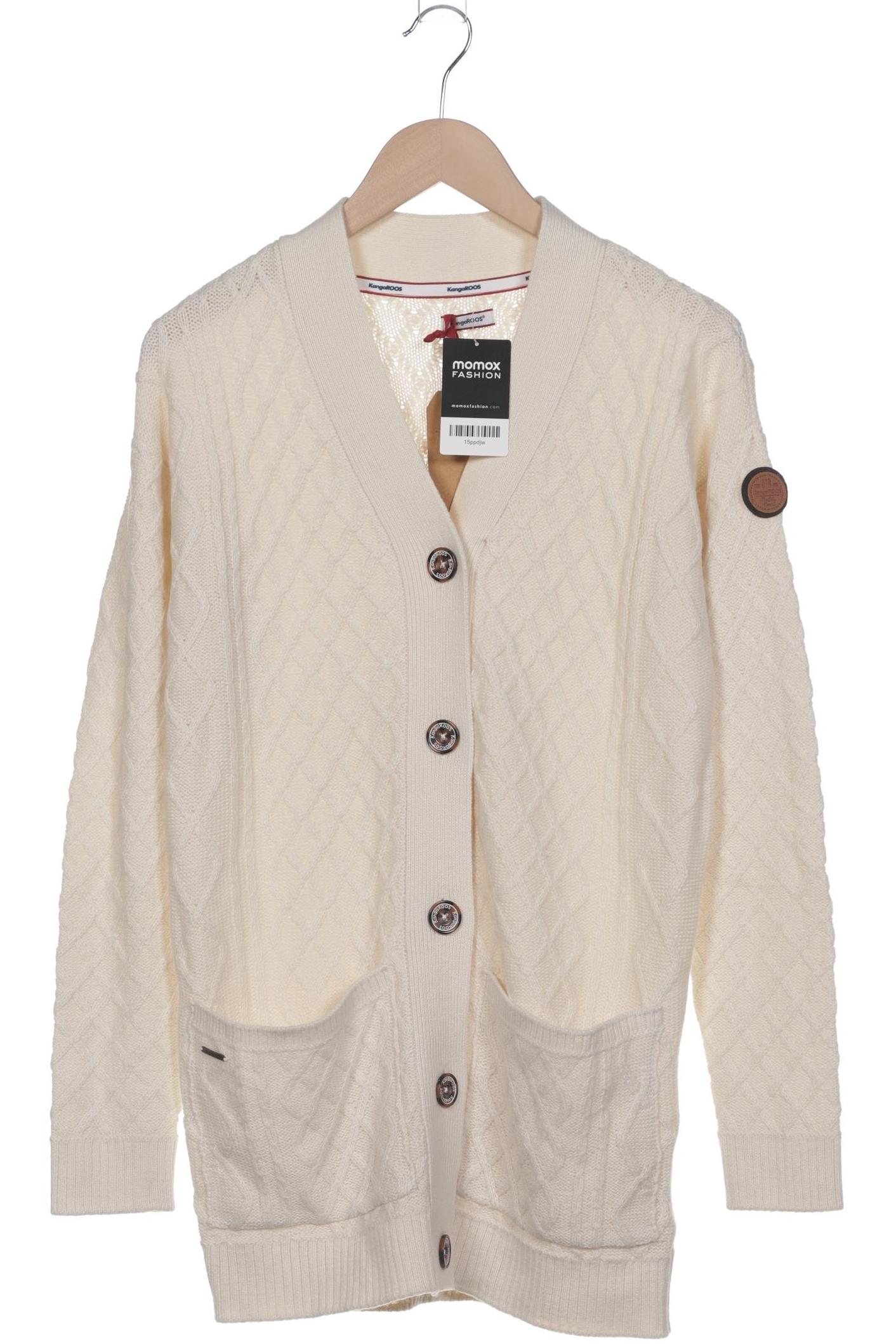 

KangaROOS Damen Strickjacke, cremeweiß, Gr. 32