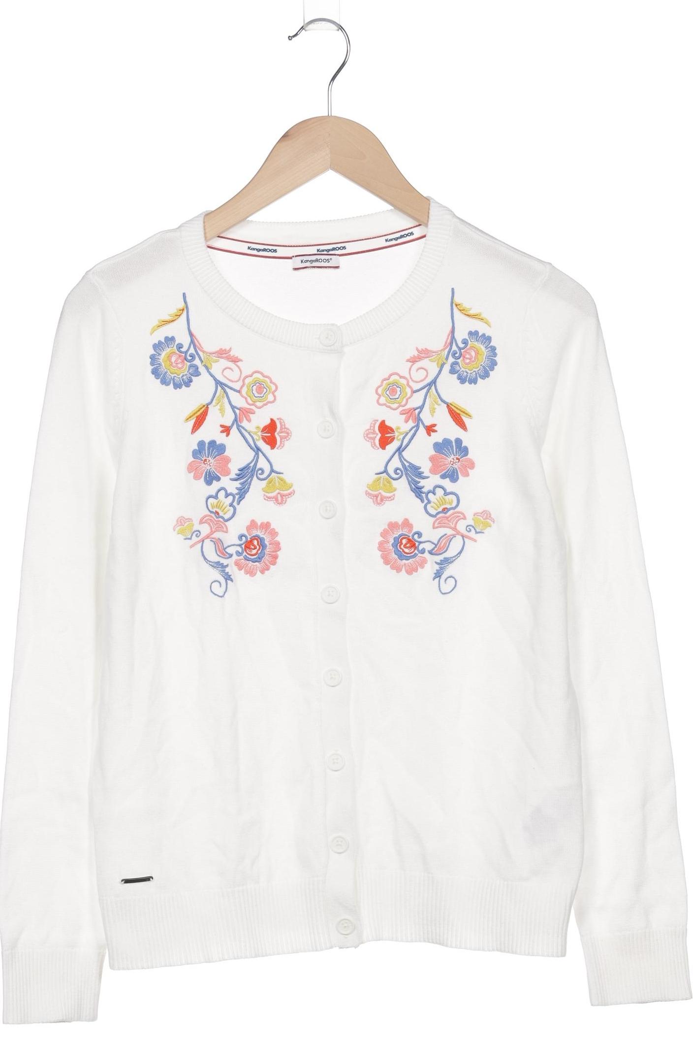 

KangaROOS Damen Strickjacke, weiß, Gr. 36