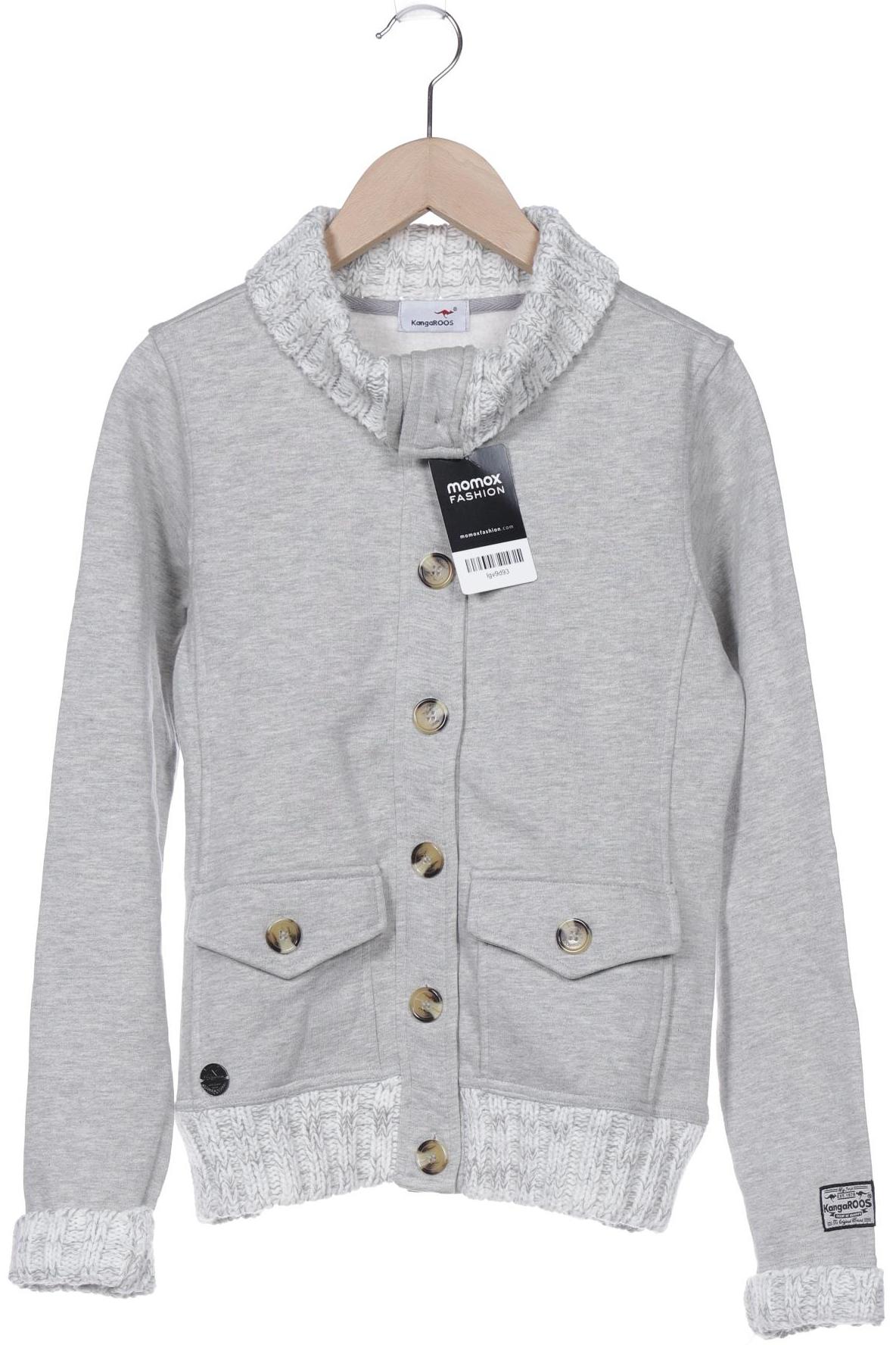 

KangaROOS Damen Strickjacke, grau, Gr. 32