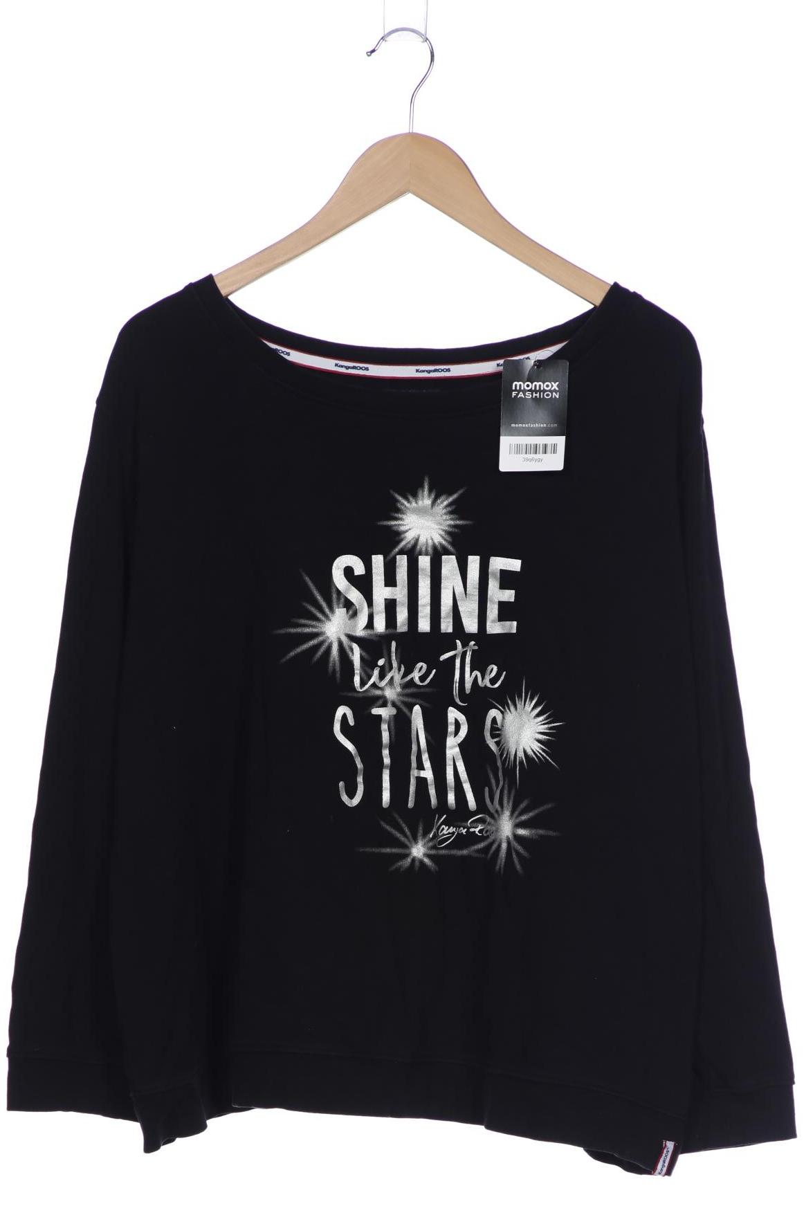 

KangaROOS Damen Sweatshirt, schwarz, Gr. 52