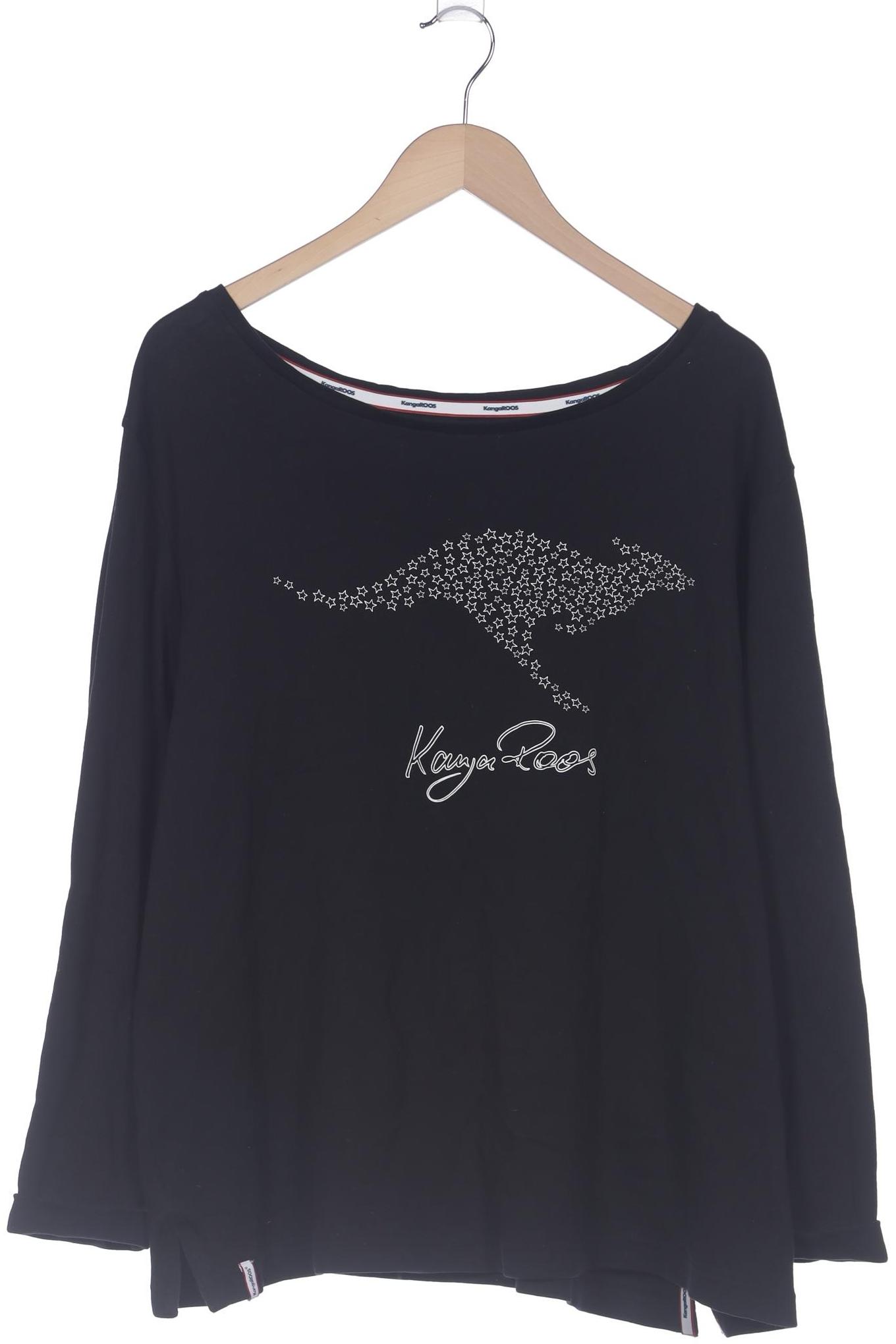 

KangaROOS Damen Sweatshirt, schwarz, Gr. 48