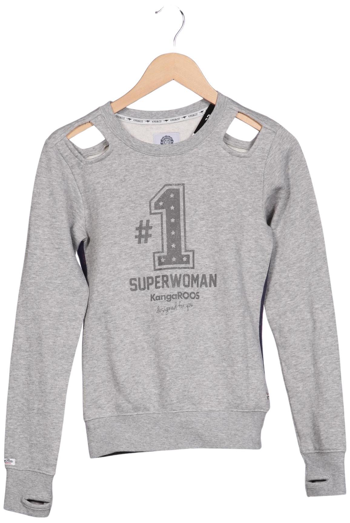 

KangaROOS Damen Sweatshirt, grau, Gr. 32