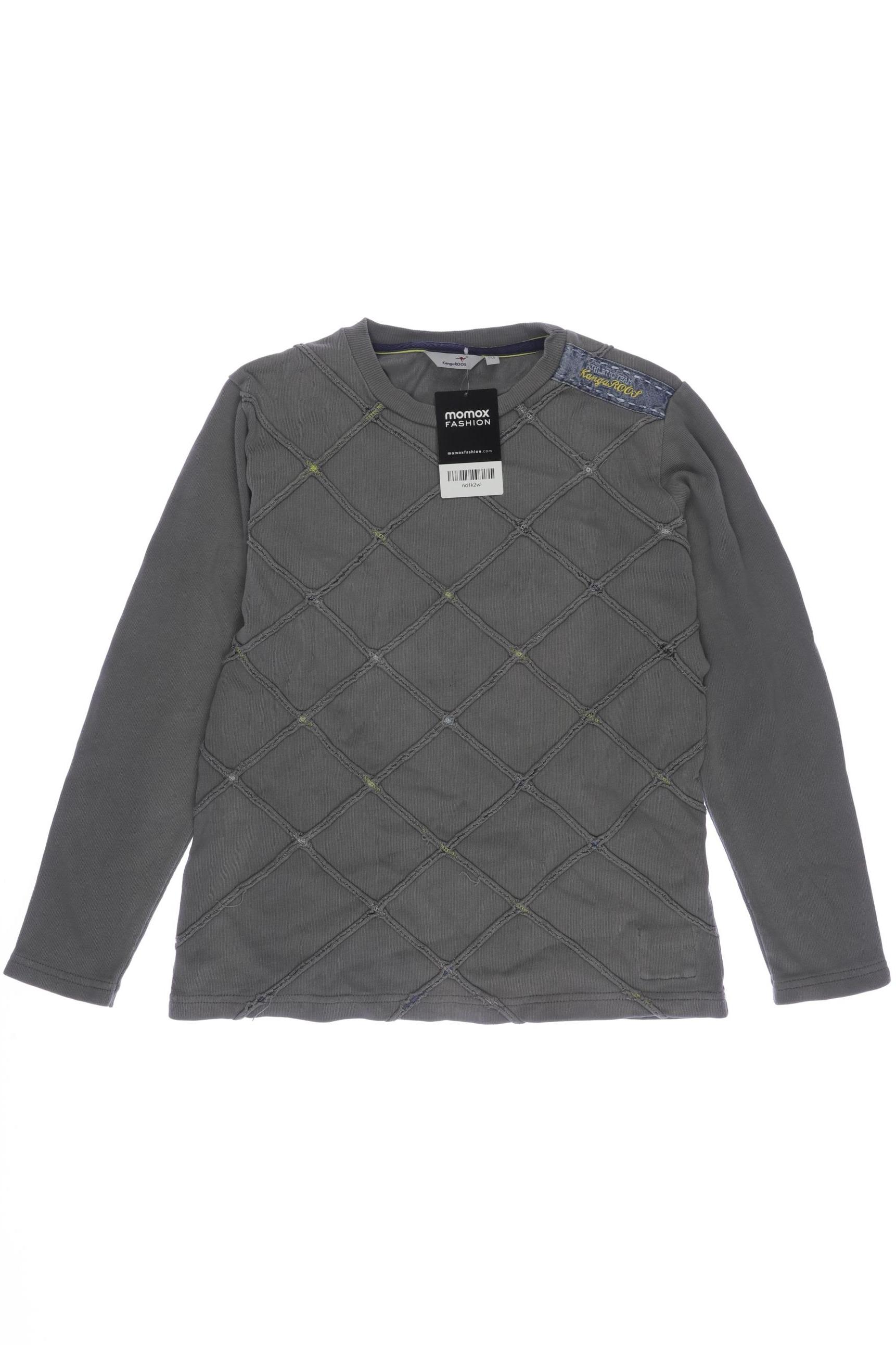 

KangaROOS Herren Langarmshirt, grau, Gr. 140
