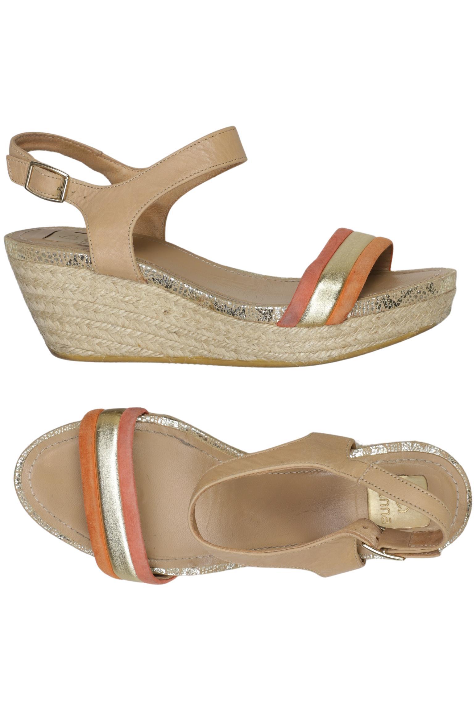 

kanna Damen Sandale, beige, Gr. 39