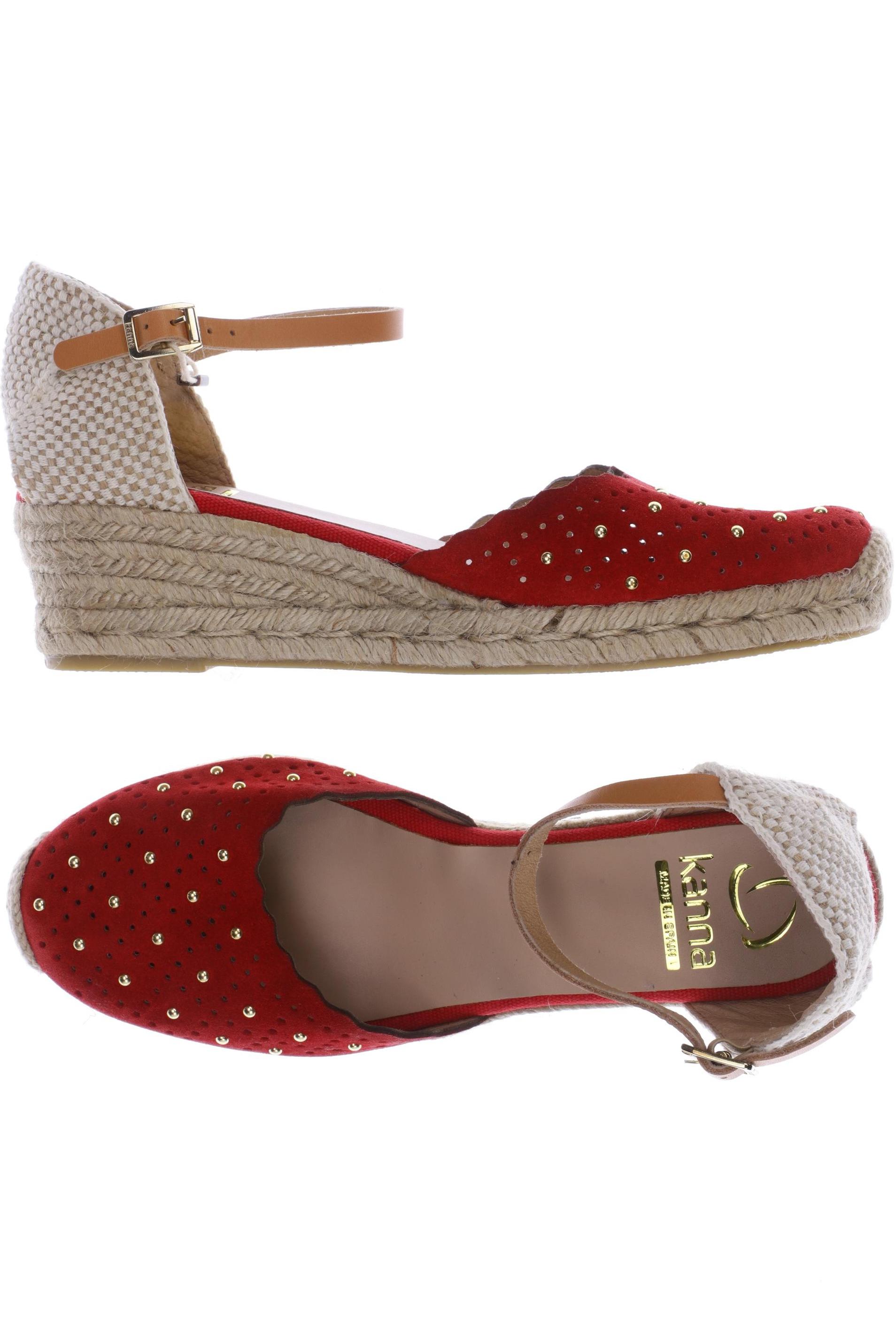 

kanna Damen Sandale, rot, Gr. 40