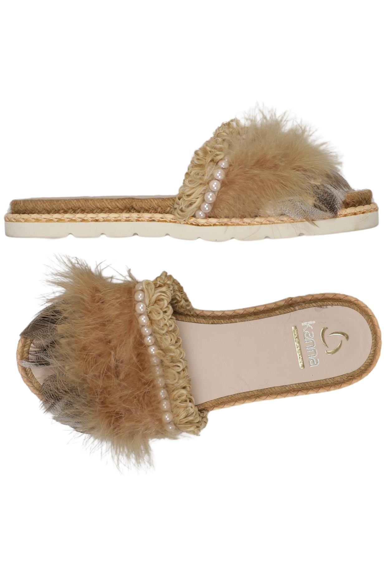 

kanna Damen Sandale, beige, Gr. 39