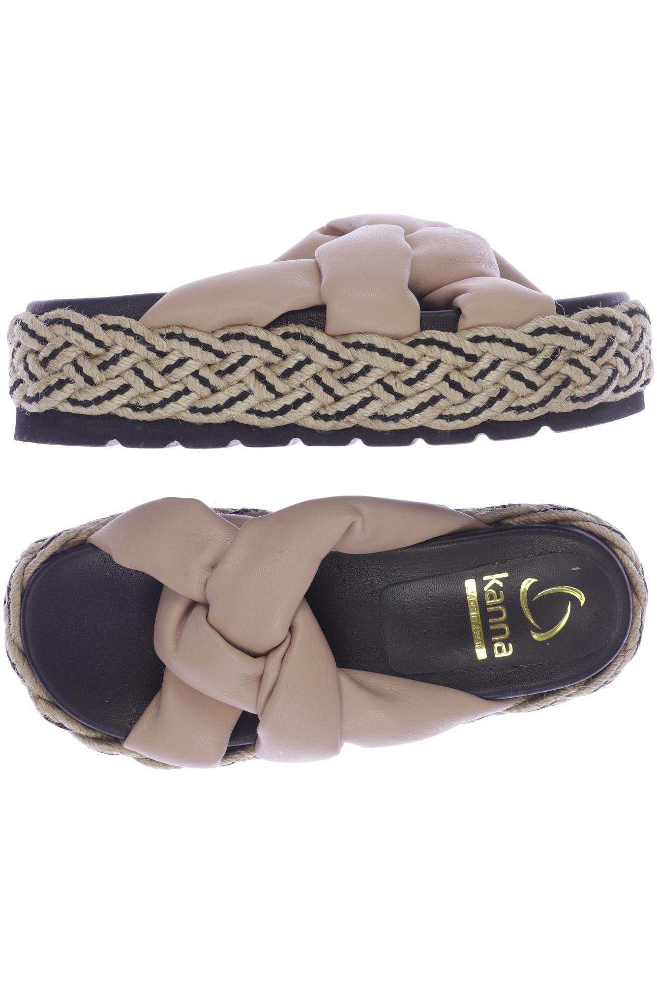 

kanna Damen Sandale, beige, Gr. 37