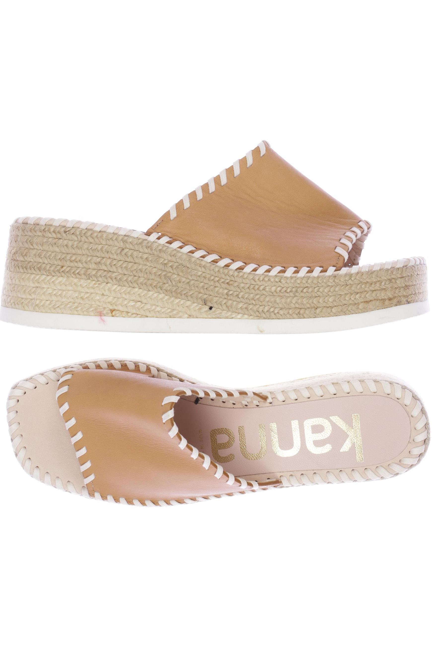 

kanna Damen Sandale, beige, Gr. 41