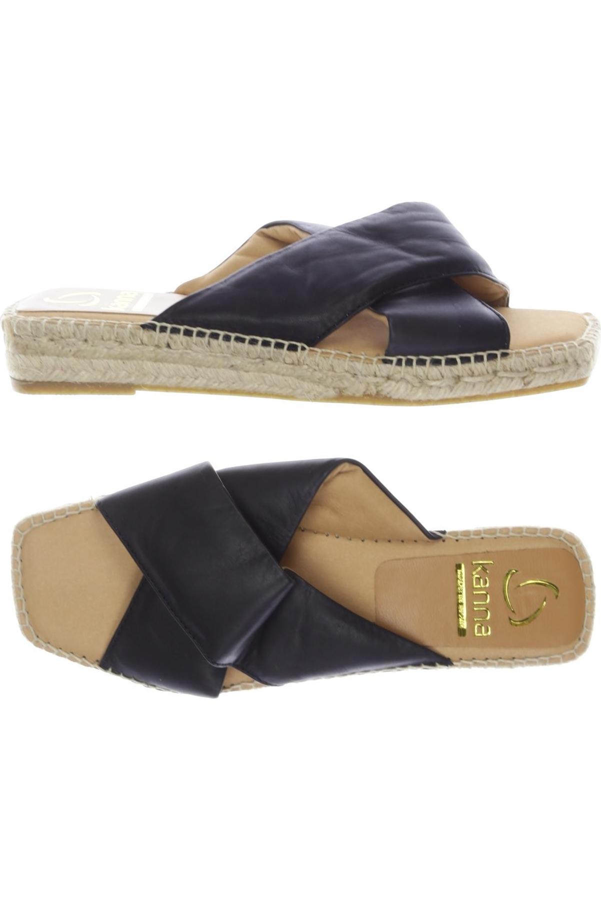 

kanna Damen Sandale, schwarz, Gr. 39