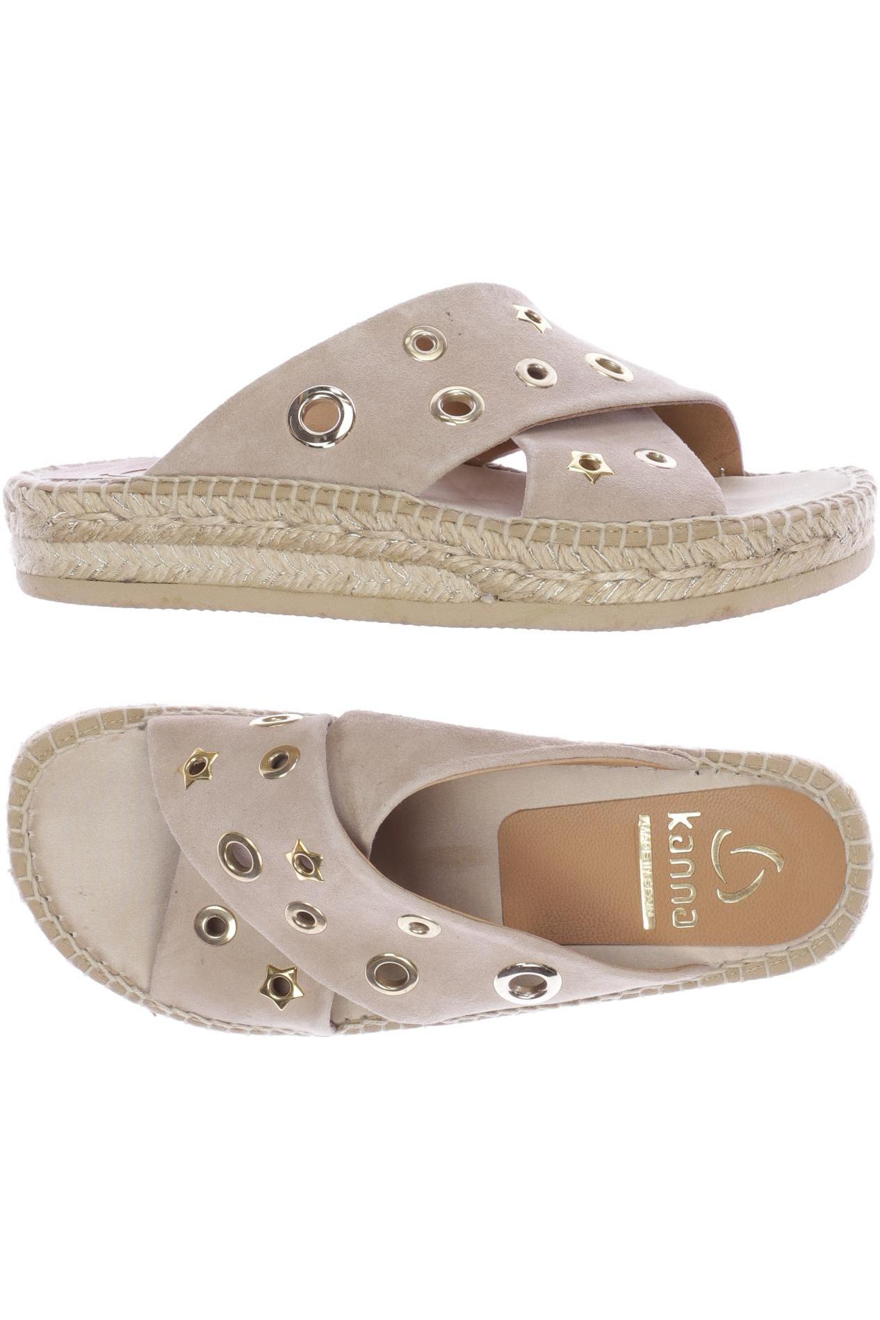 

kanna Damen Sandale, beige, Gr. 36