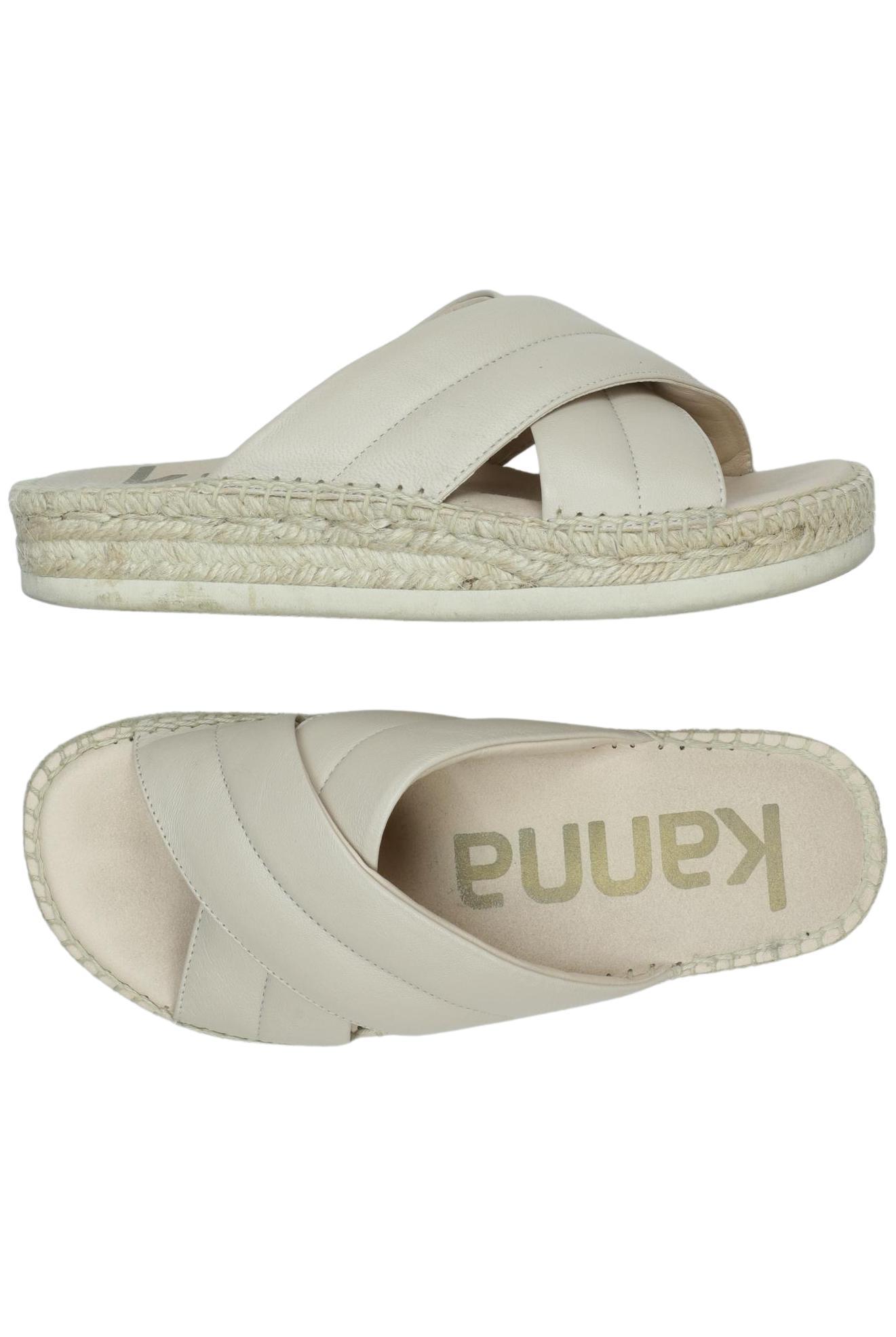 

kanna Damen Sandale, cremeweiß, Gr. 37