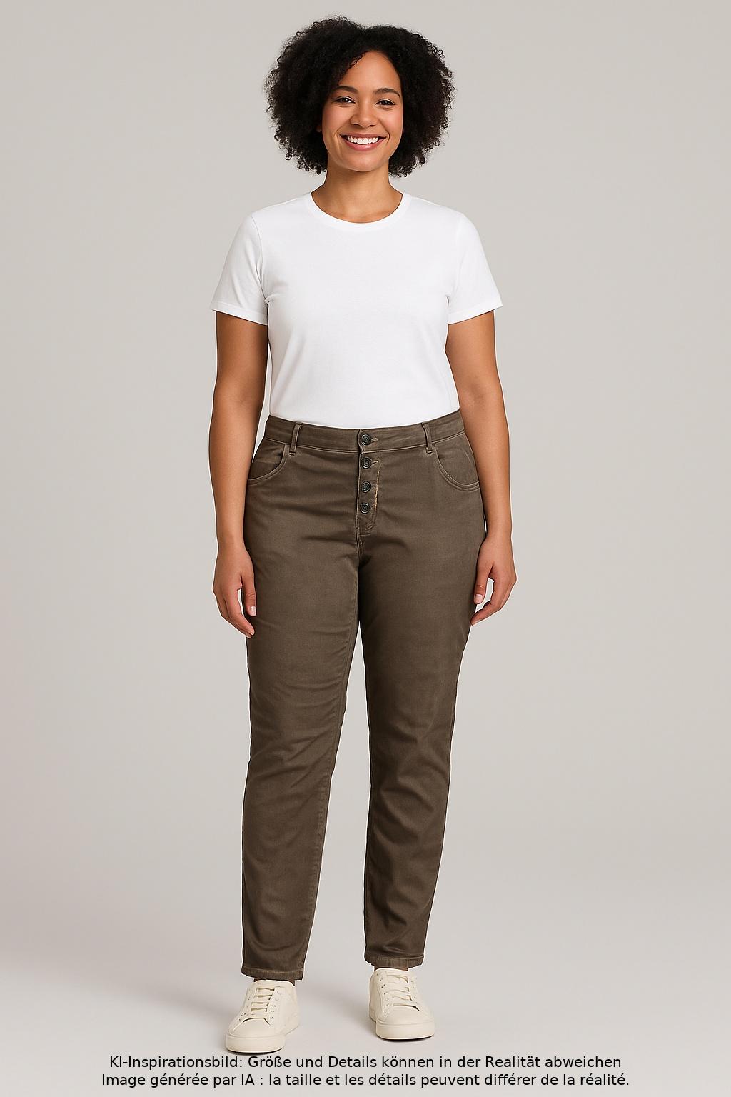 

Kapalua Damen Jeans, braun, Gr. 46