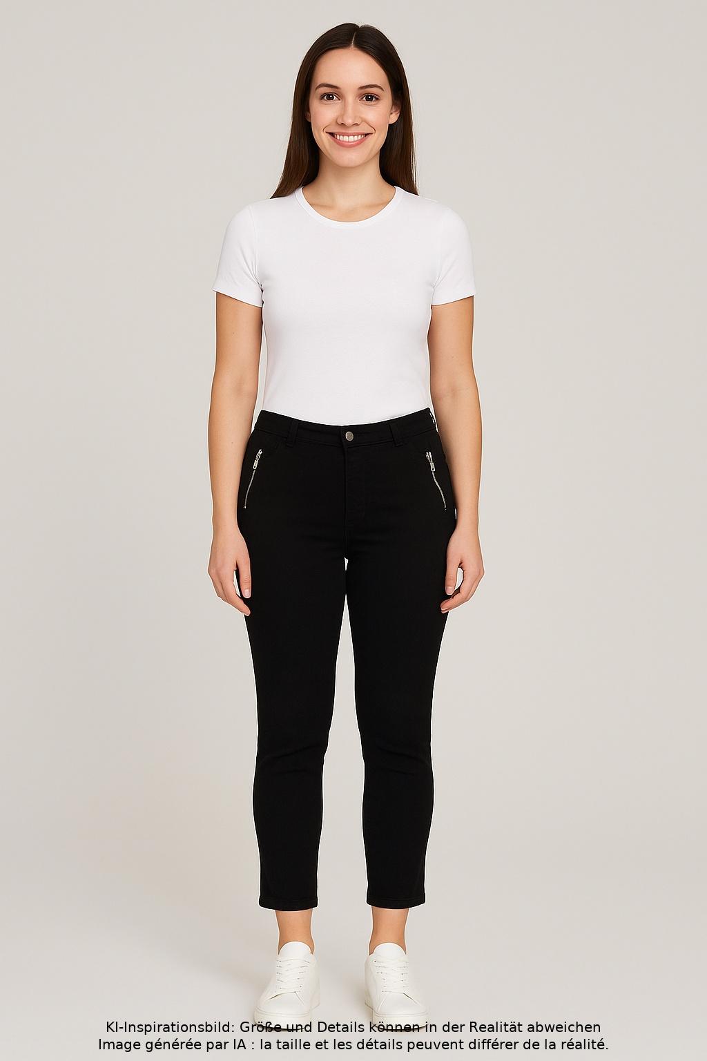 

Kapalua Damen Jeans, schwarz, Gr. 42