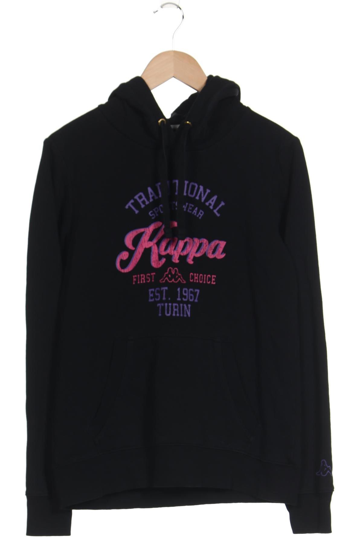 

Kappa Damen Kapuzenpullover, schwarz, Gr. 38