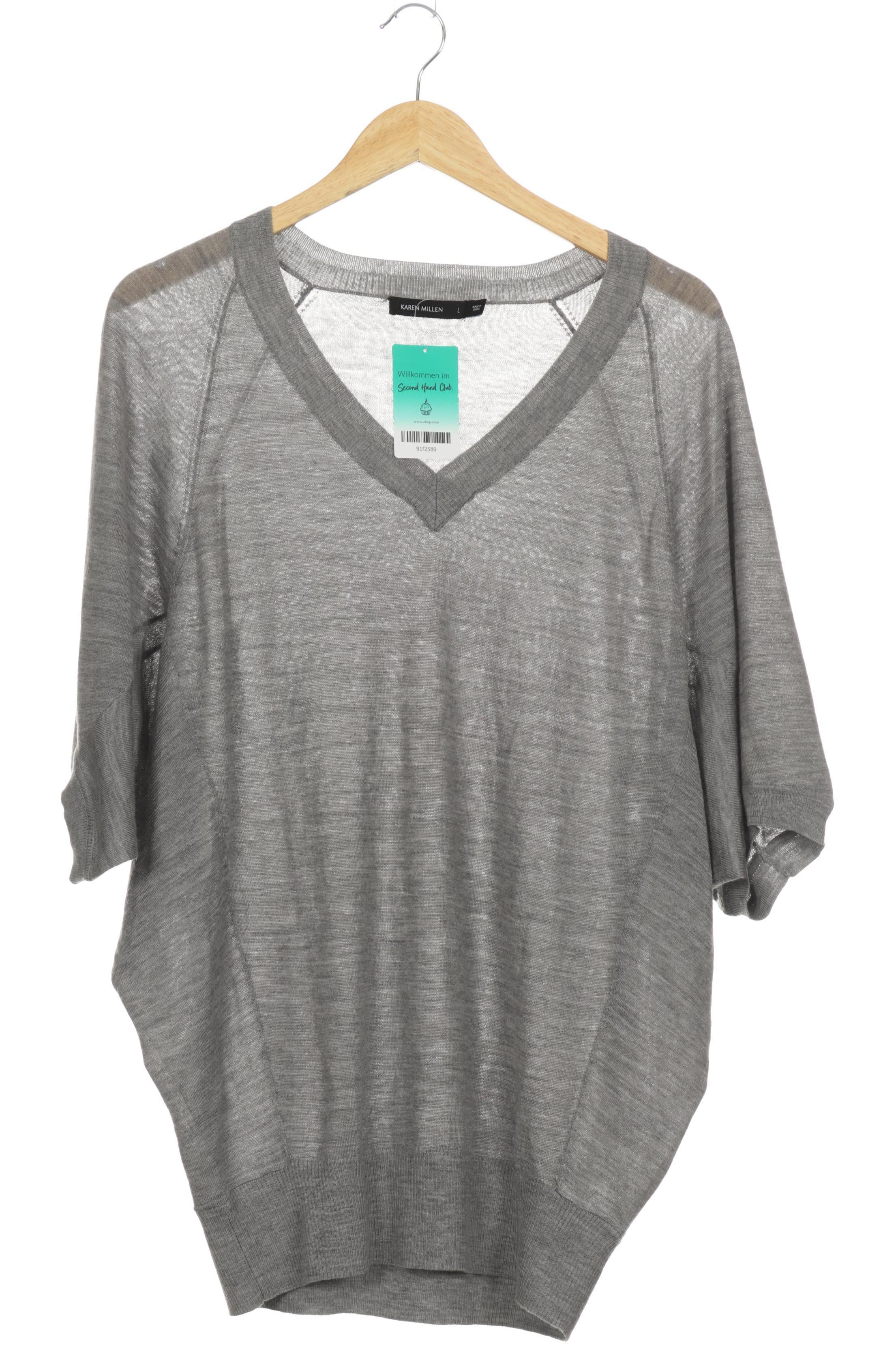 

Karen Millen Damen Pullover, grau, Gr.