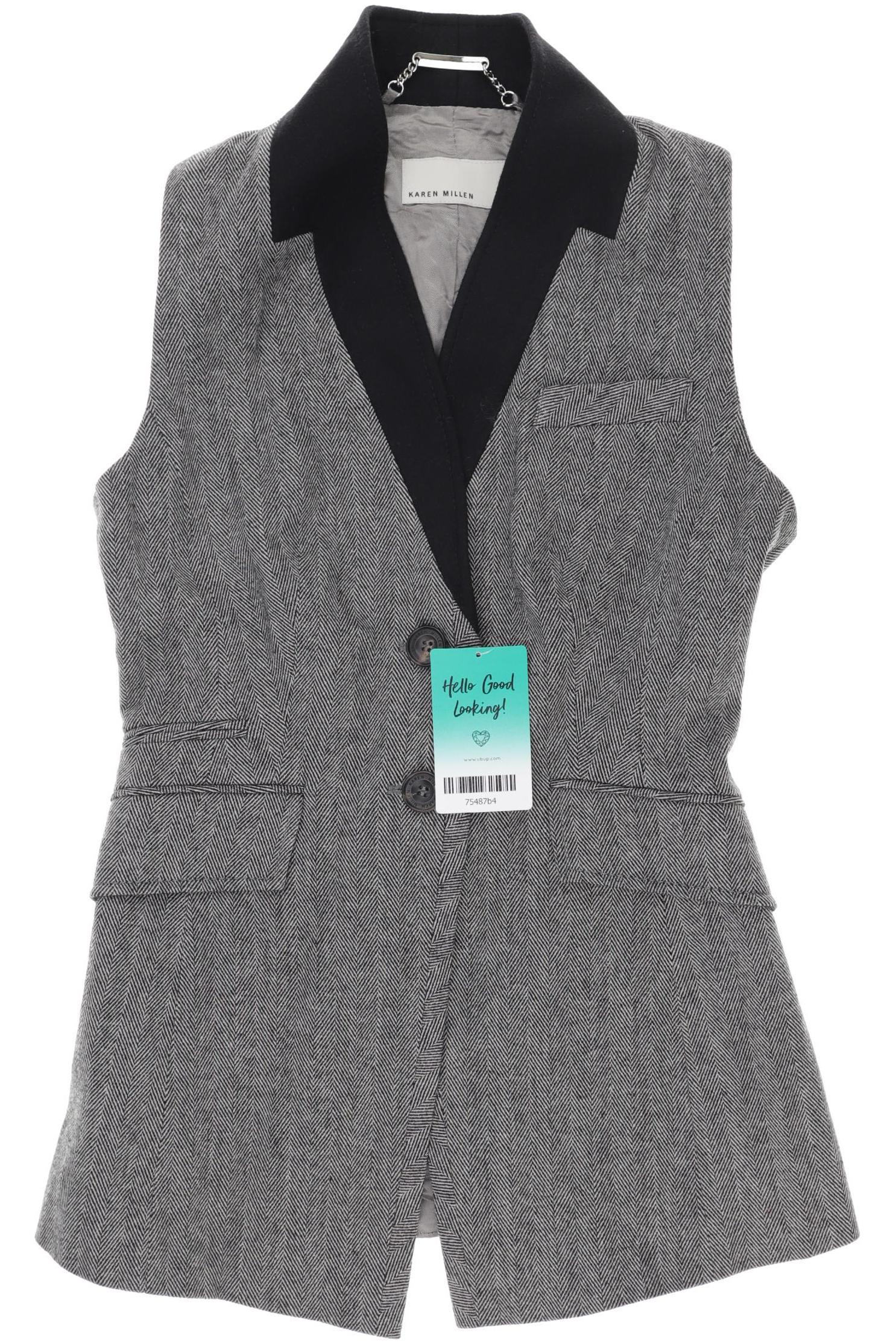 

Karen Millen Damen Weste, grau, Gr. 36