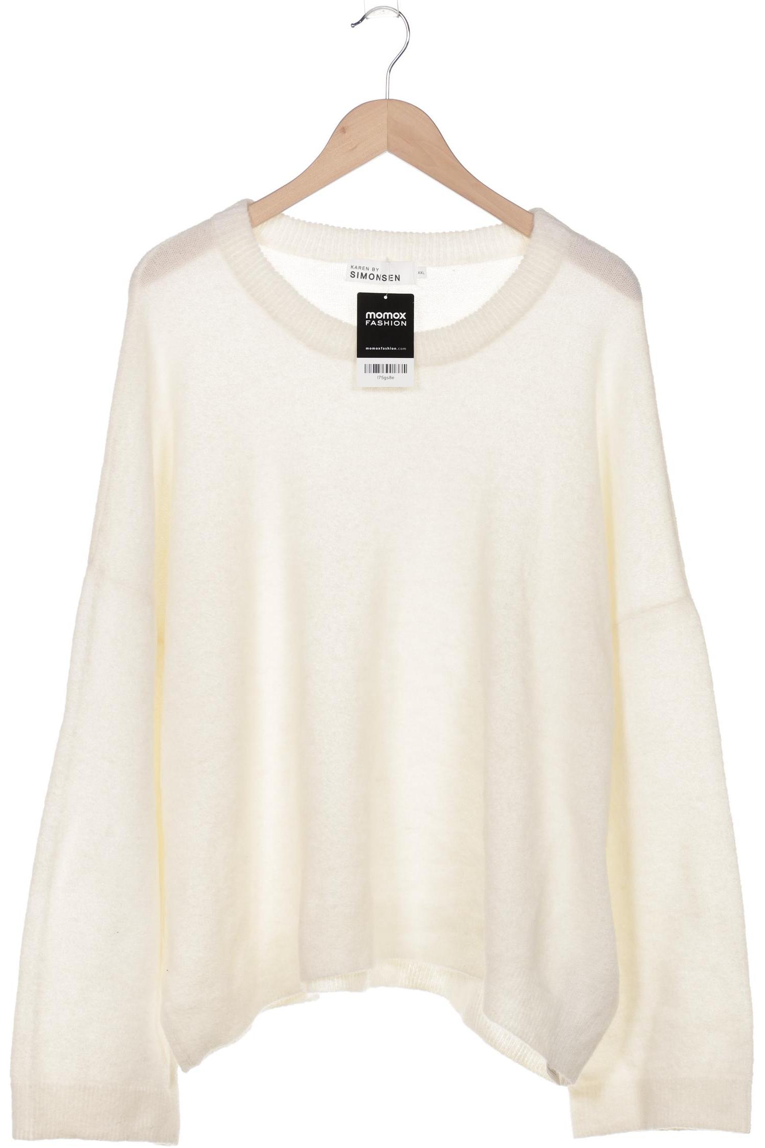 

Karen by Simonsen Damen Pullover, weiß, Gr. 46