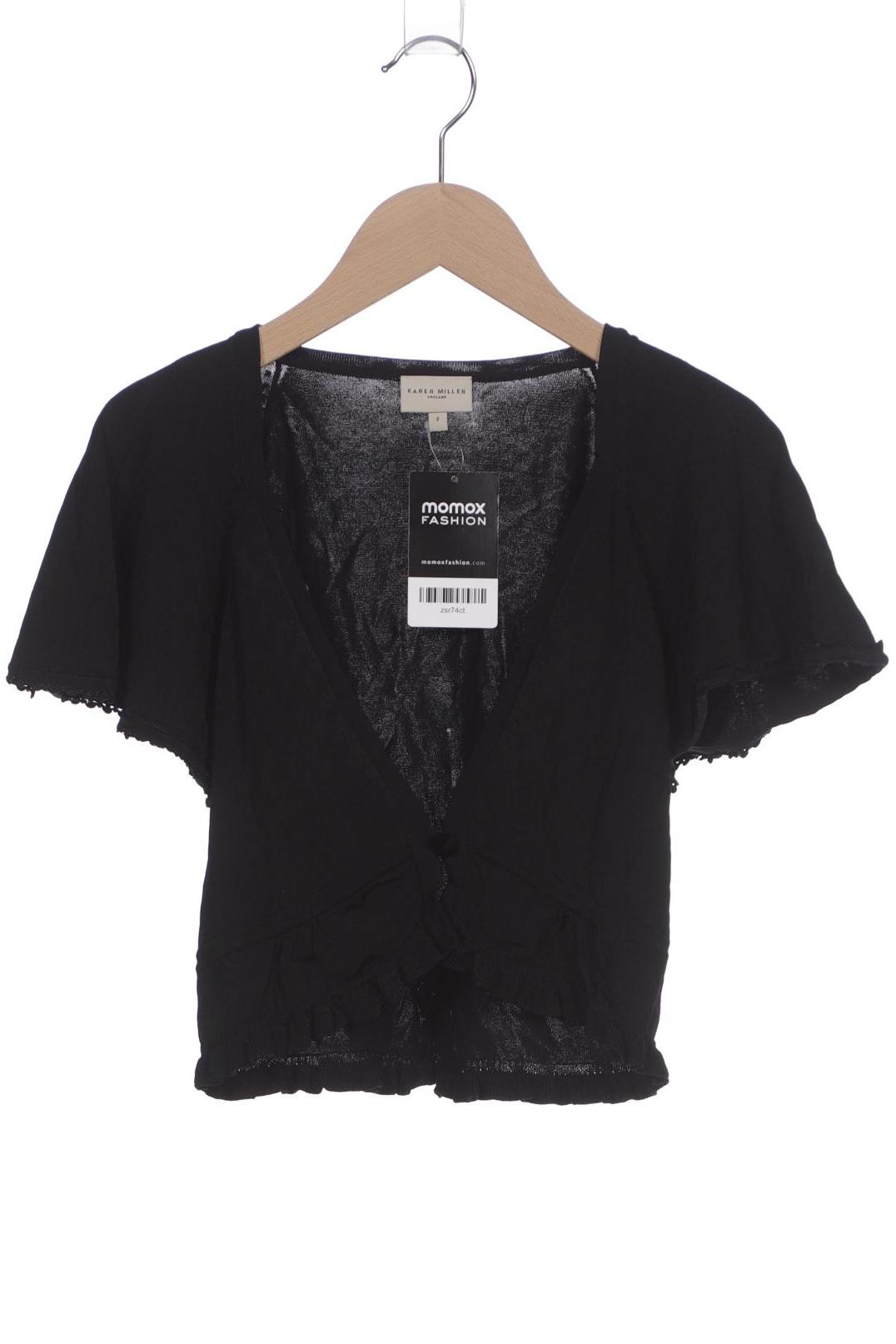 

Karen Millen Damen Strickjacke, schwarz, Gr. 2
