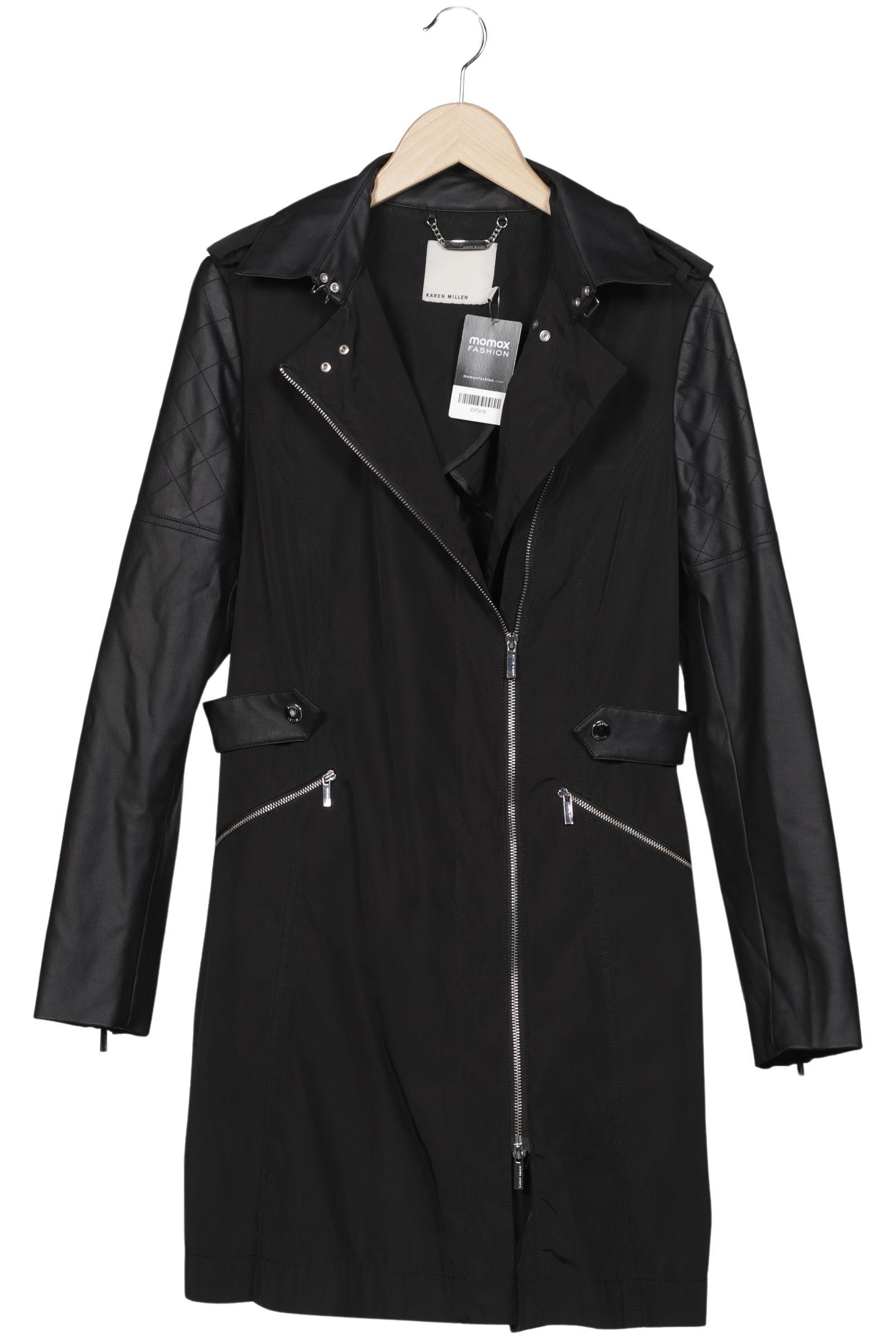

Karen Millen Damen Mantel, schwarz, Gr. 42