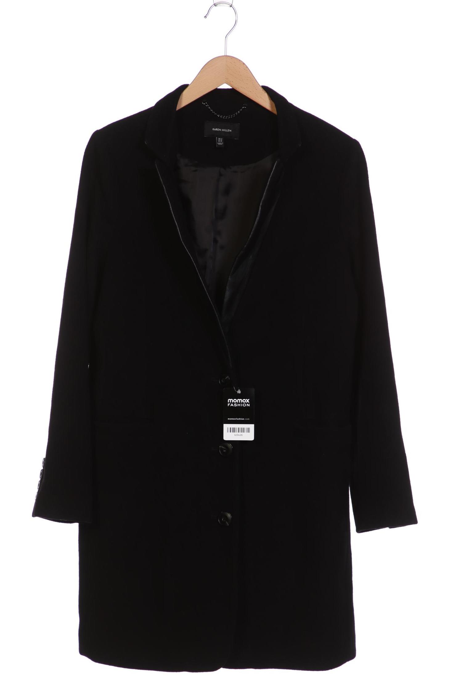 

Karen Millen Damen Mantel, schwarz, Gr. 42