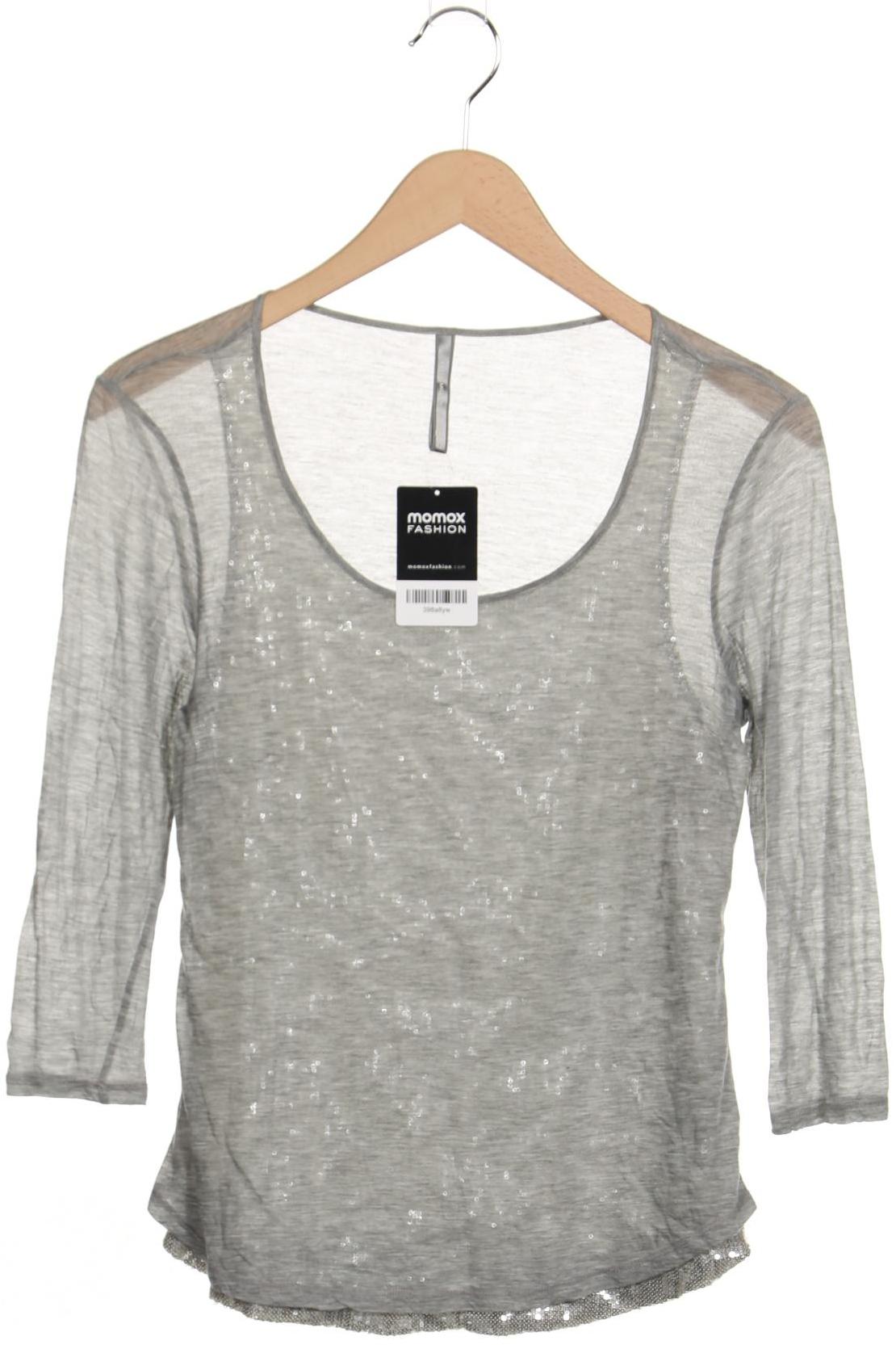 

Karen Millen Damen Langarmshirt, grau, Gr. 12