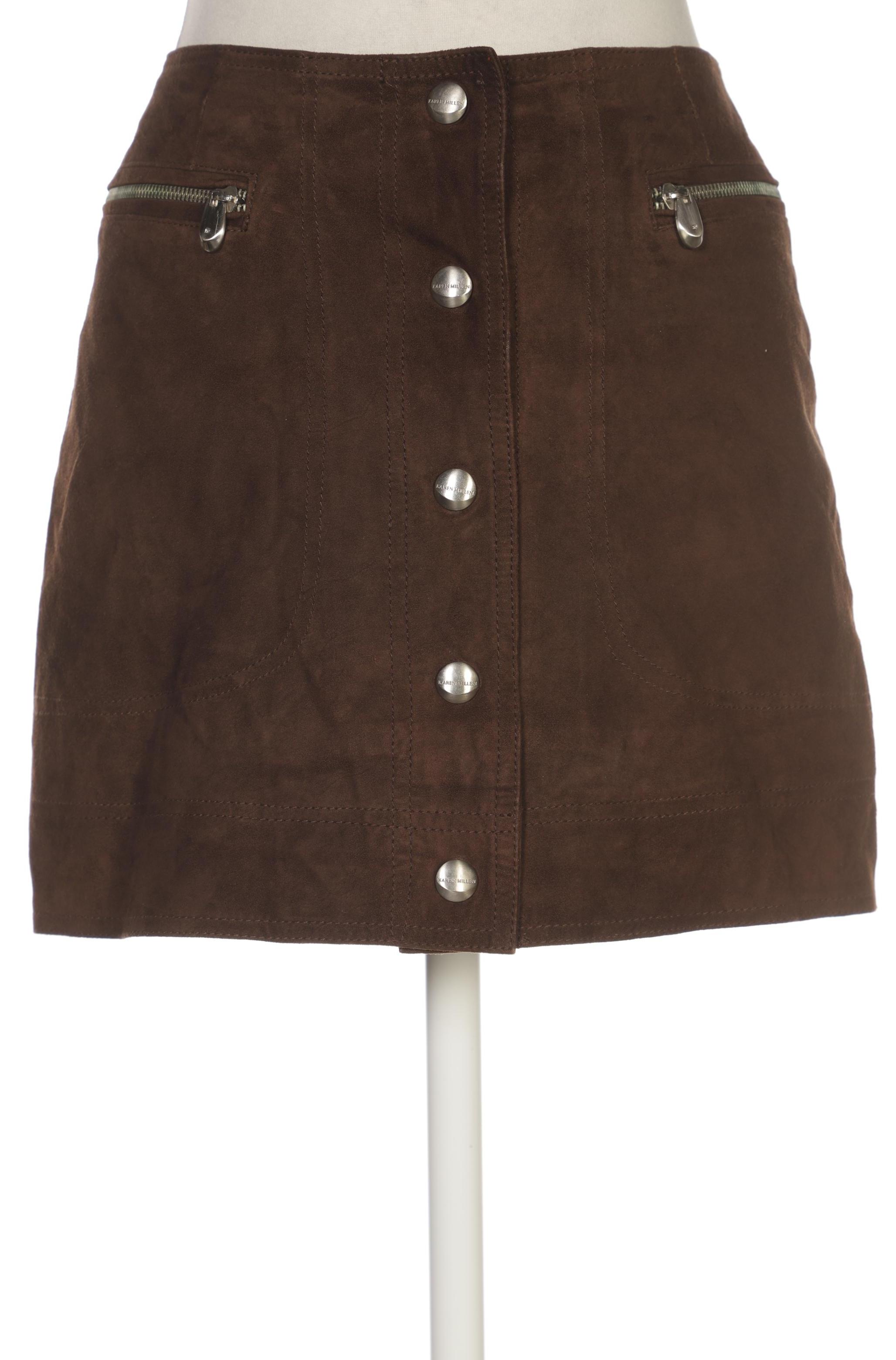 

Karen Millen Damen Rock, braun, Gr. 8