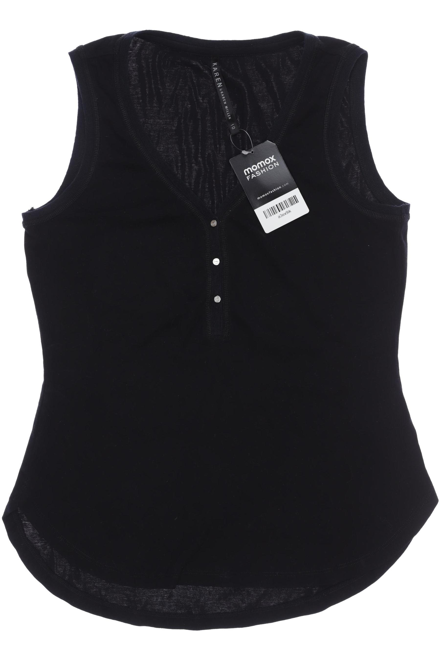 

Karen Millen Damen Top, schwarz, Gr. 10