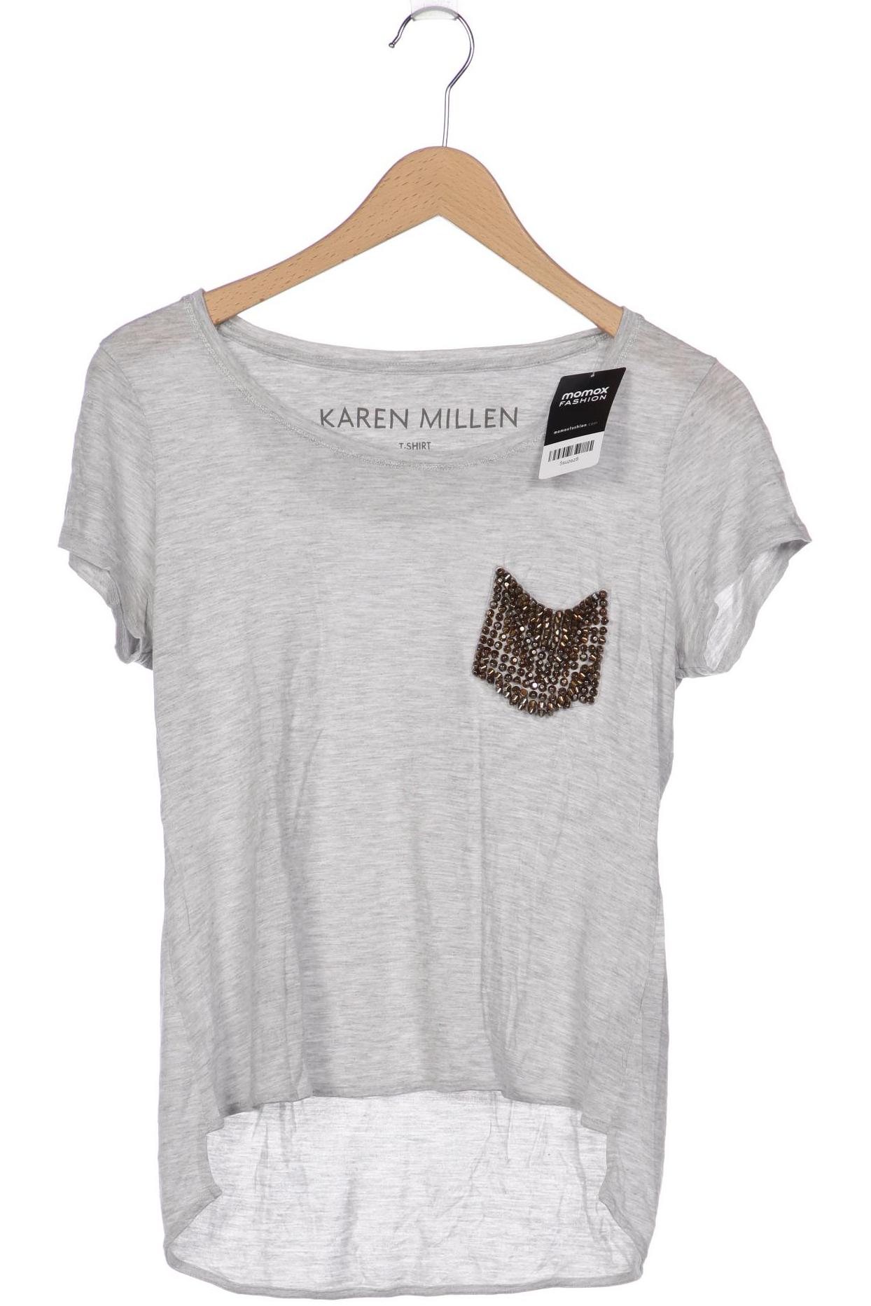 

Karen Millen Damen T-Shirt, grau