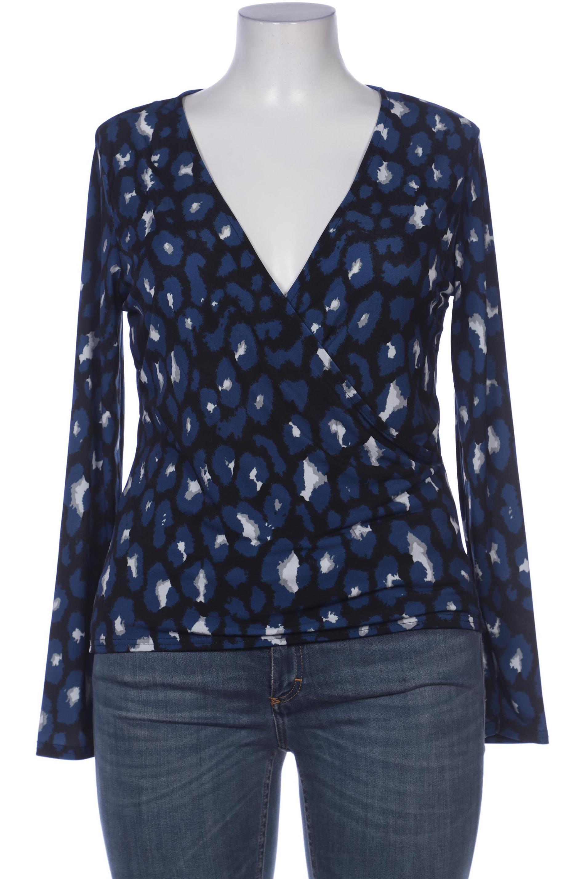 

Karen Millen Damen Langarmshirt, blau, Gr. 44