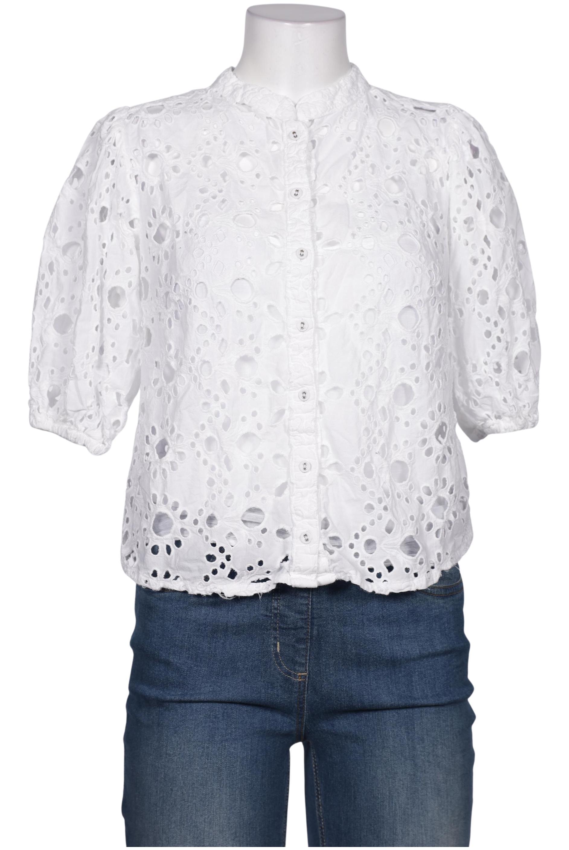 

Karen Millen Damen Bluse, weiß, Gr. 38