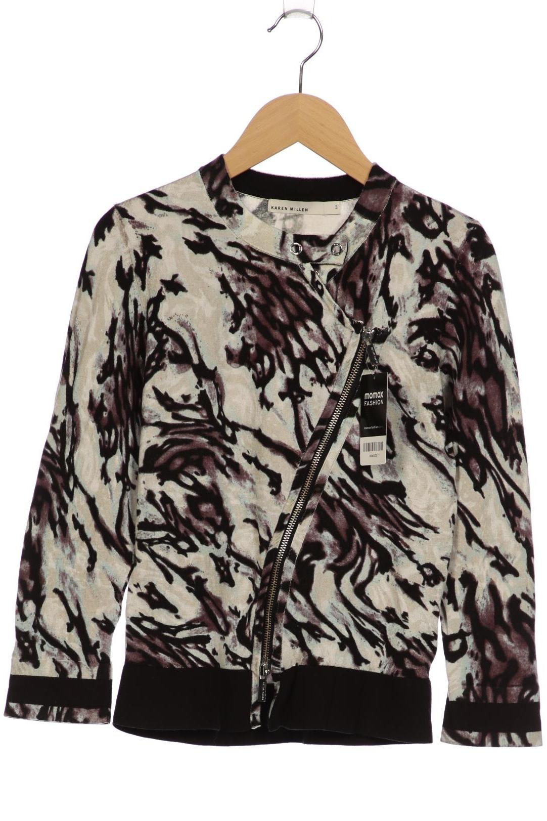 

Karen Millen Damen Strickjacke, grau, Gr. 36