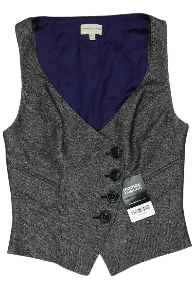 

Karen Millen Damen Weste, grau, Gr. 36