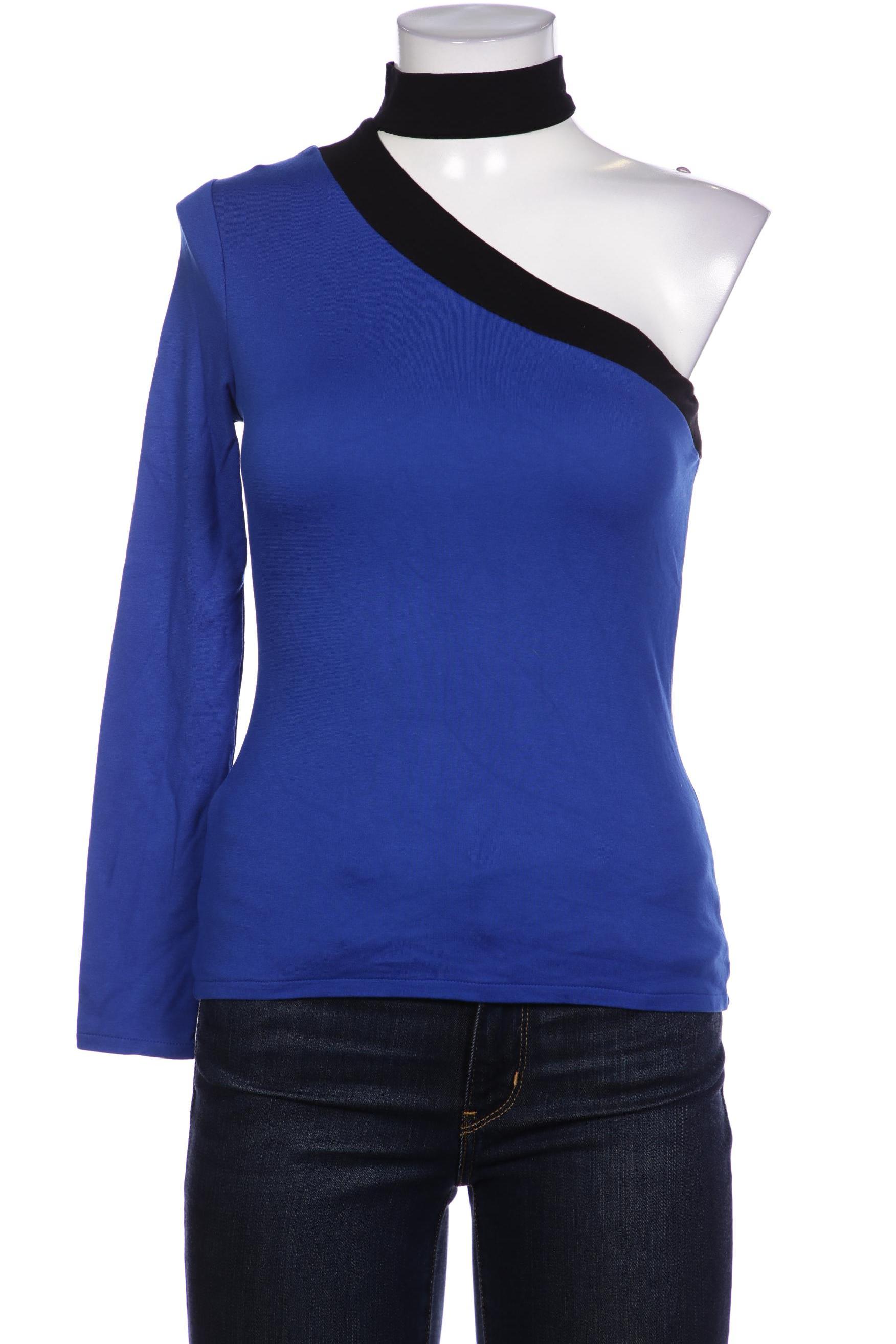 

Karen Millen Damen Langarmshirt, blau, Gr. 38
