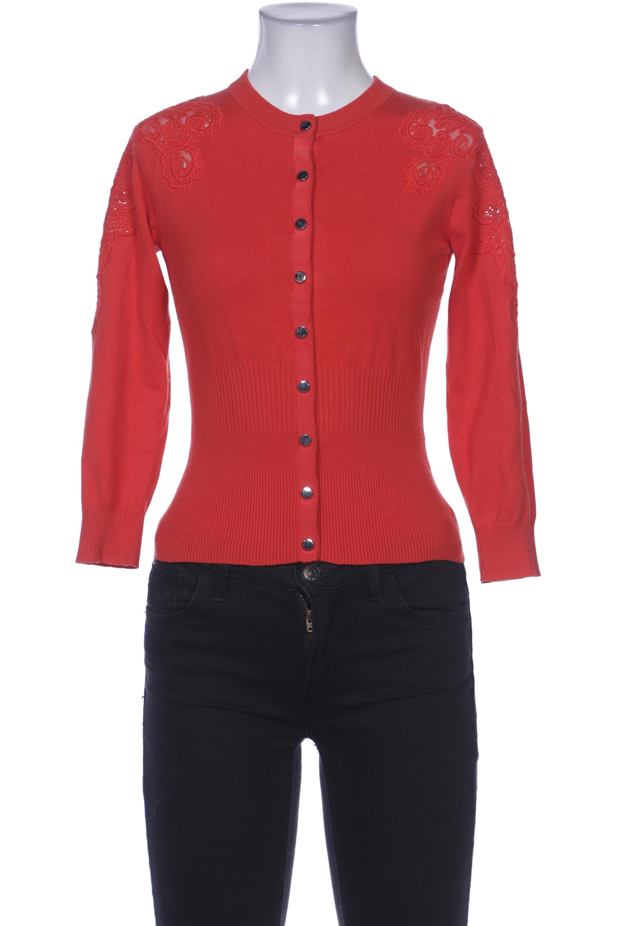 

Karen Millen Damen Strickjacke, rot, Gr. 2