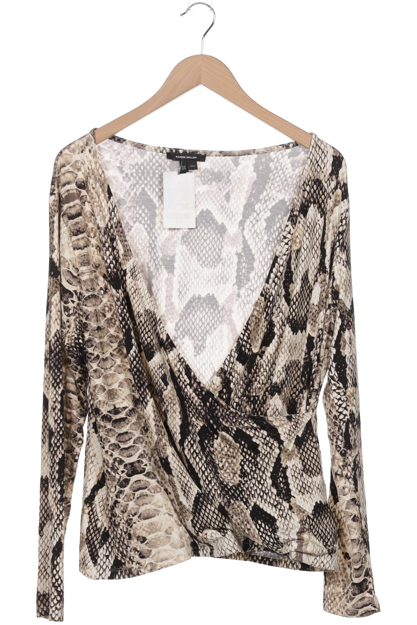 

Karen Millen Damen Langarmshirt, beige, Gr. 46