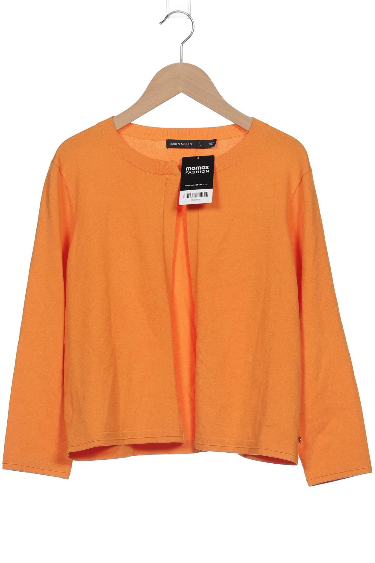 

Karen Millen Damen Strickjacke, orange, Gr. 42