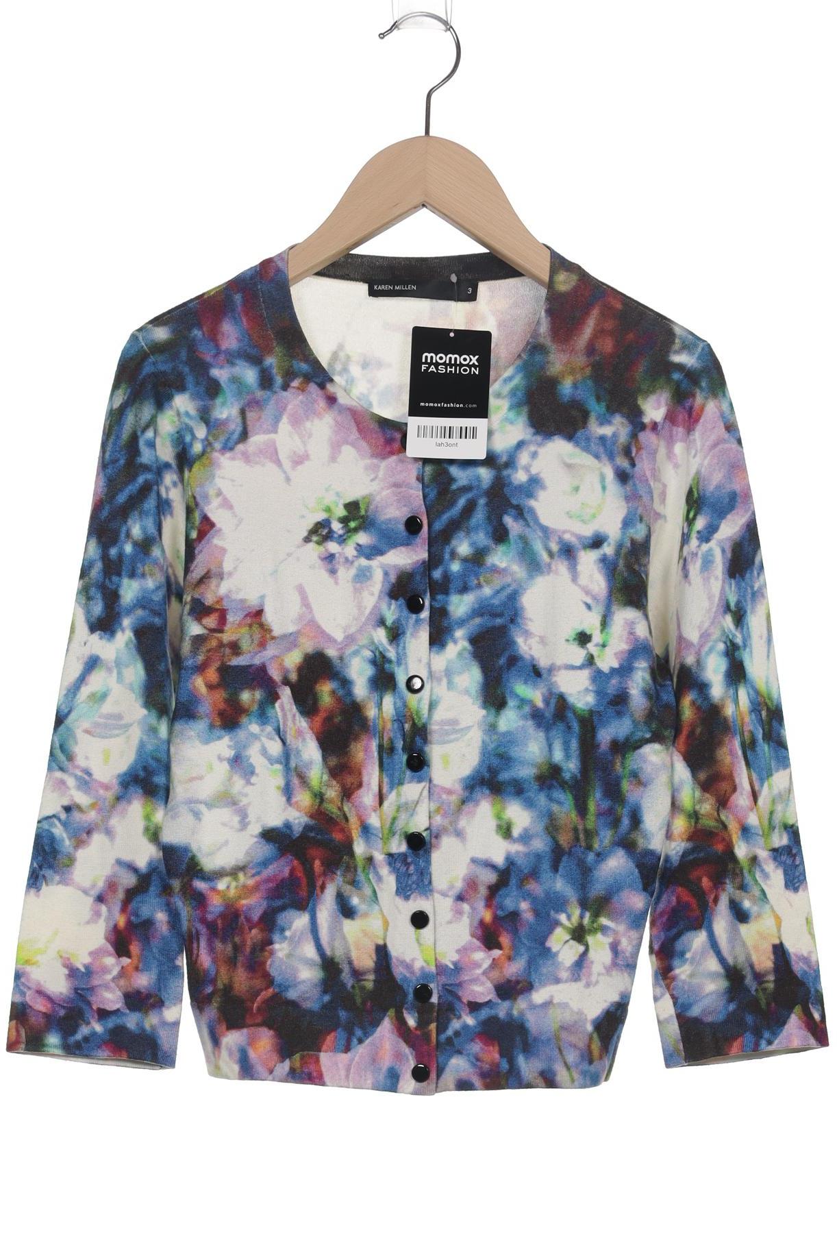 

Karen Millen Damen Strickjacke, blau, Gr. 34